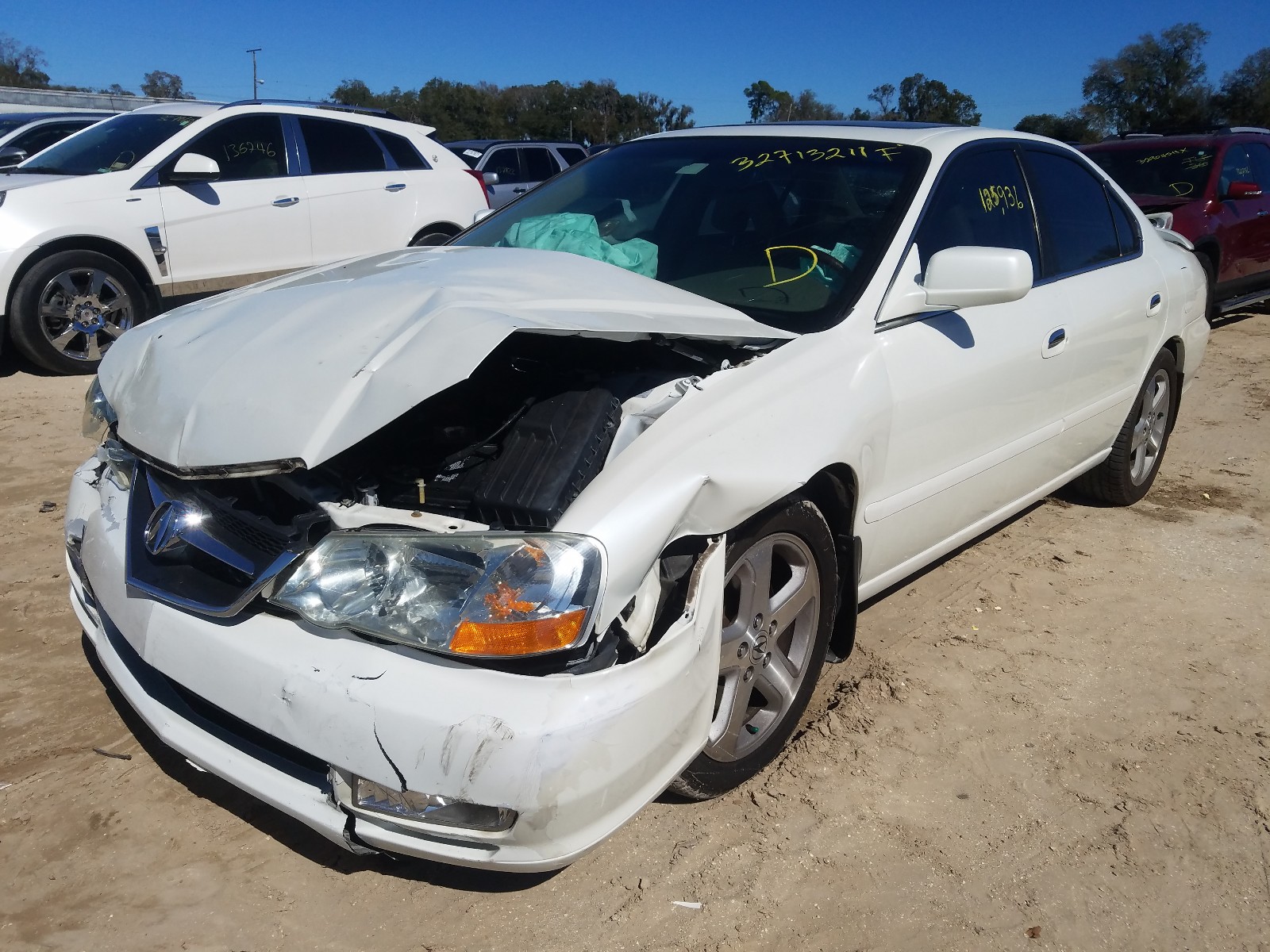 Photo 2 from auction – 2003 ACURA 3.2TL TYPE with VIN 19UUA56943A051289