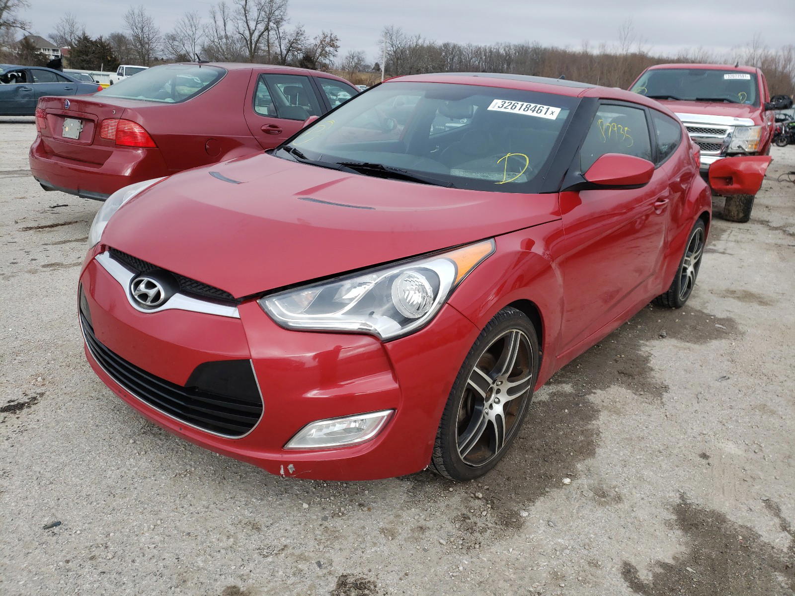 Photo 2 from auction – 2013 HYUNDAI VELOSTER with VIN KMHTC6AD7DU162467
