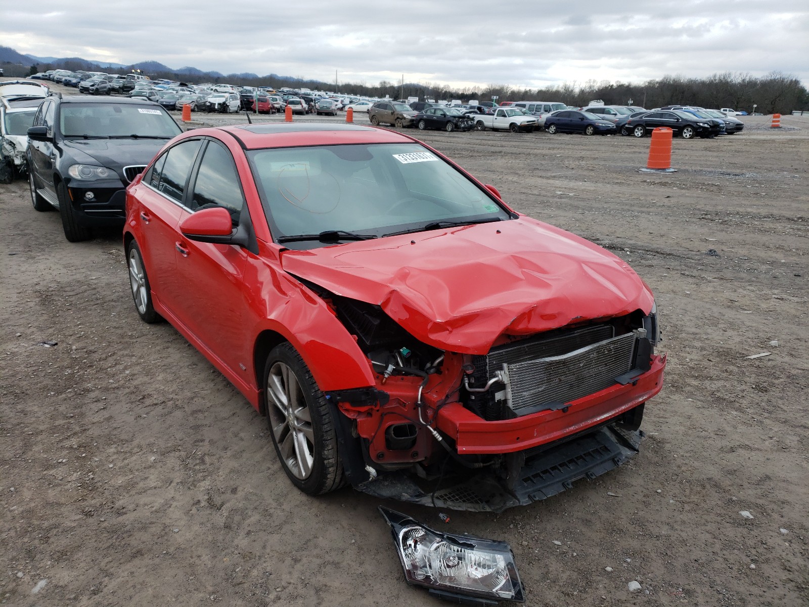 CHEVROLET CRUZE LTZ 2014 with VIN 1G1PG5SB7E7259727 - Photo from auction