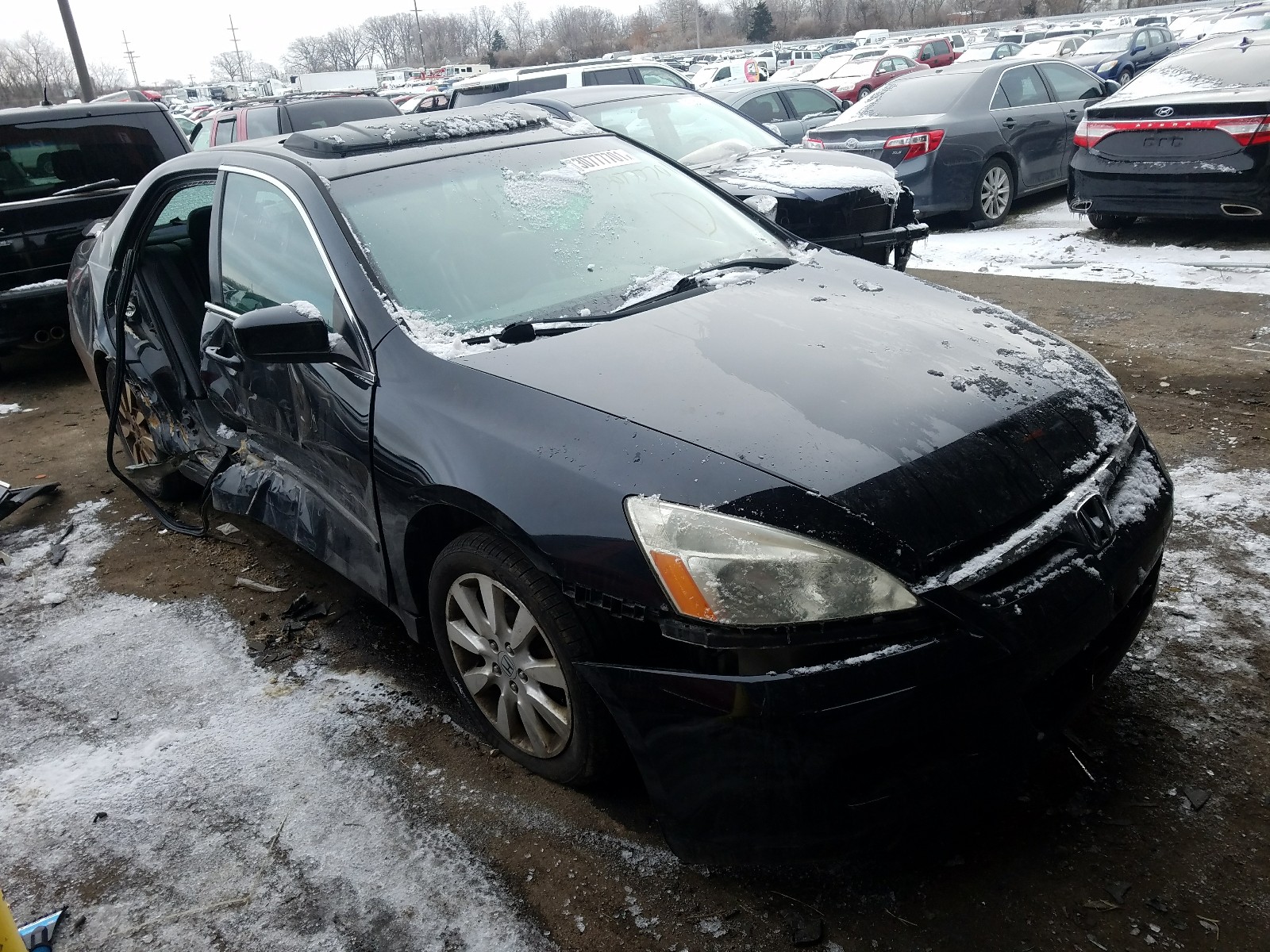 HONDA ACCORD EX 2007 with VIN 1HGCM66857A015746 - Photo from auction