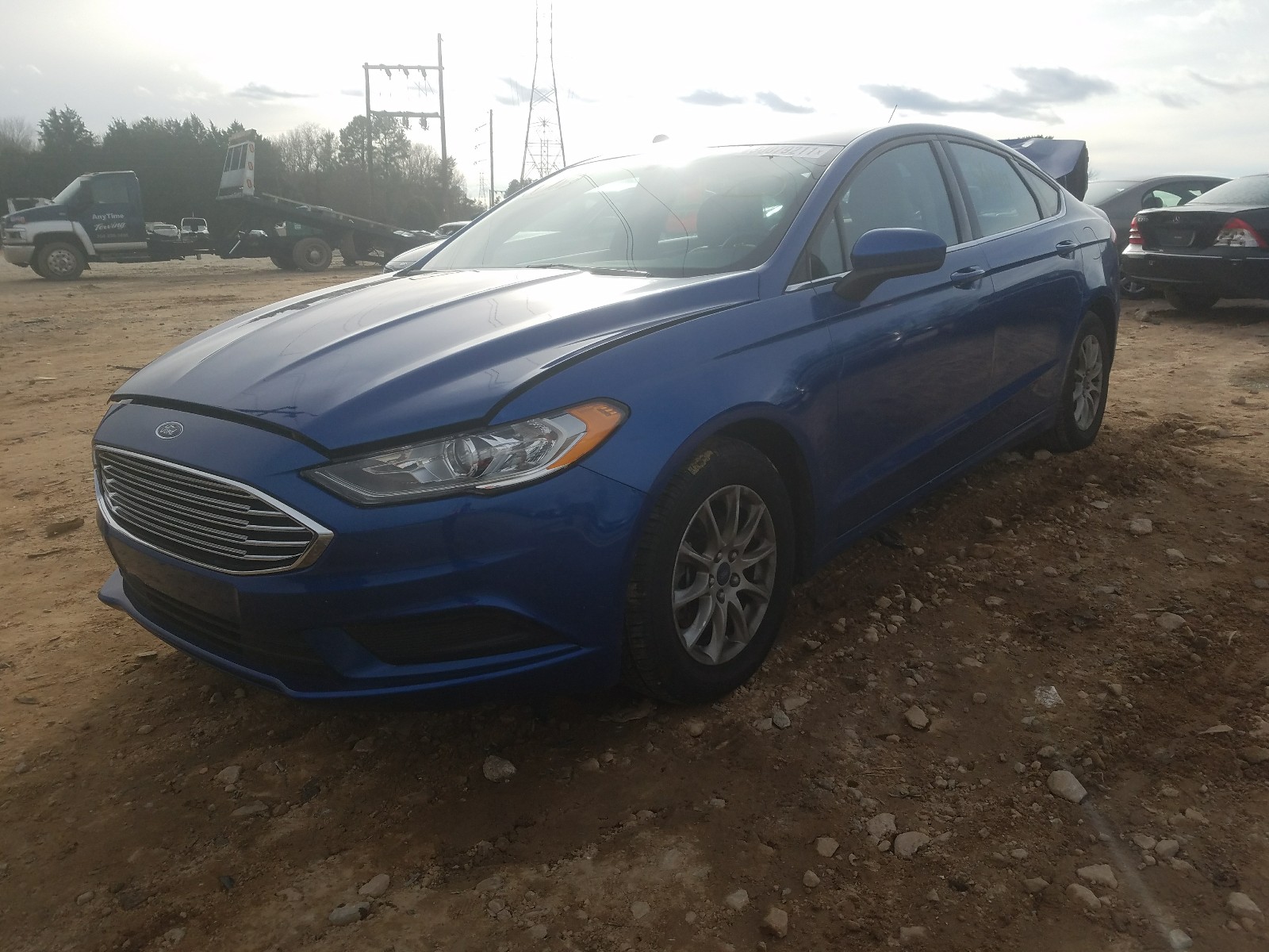 Photo 2 from auction – 2017 FORD FUSION S with VIN 3FA6P0G78HR240570