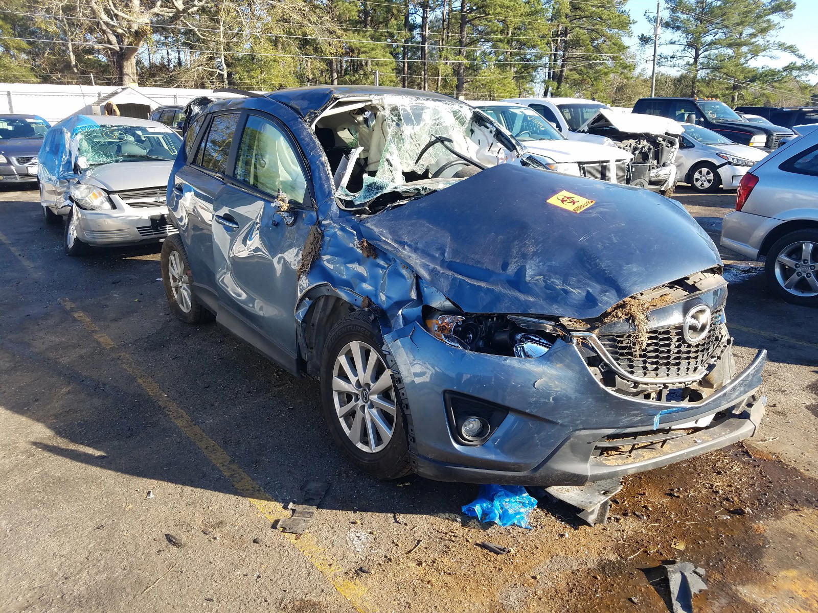 MAZDA CX-5 TOURI 2014 with VIN JM3KE2CY3E0410068 - Photo from auction