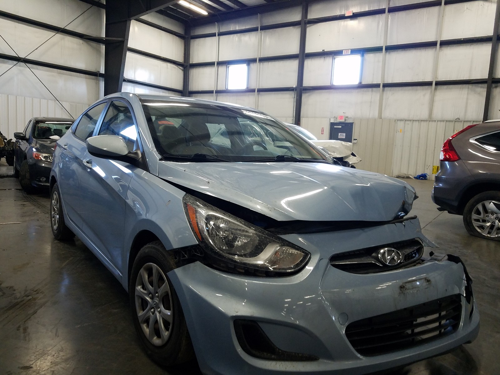 HYUNDAI ACCENT GLS 2013 with VIN KMHCT4AE3DU574124 - Photo from auction