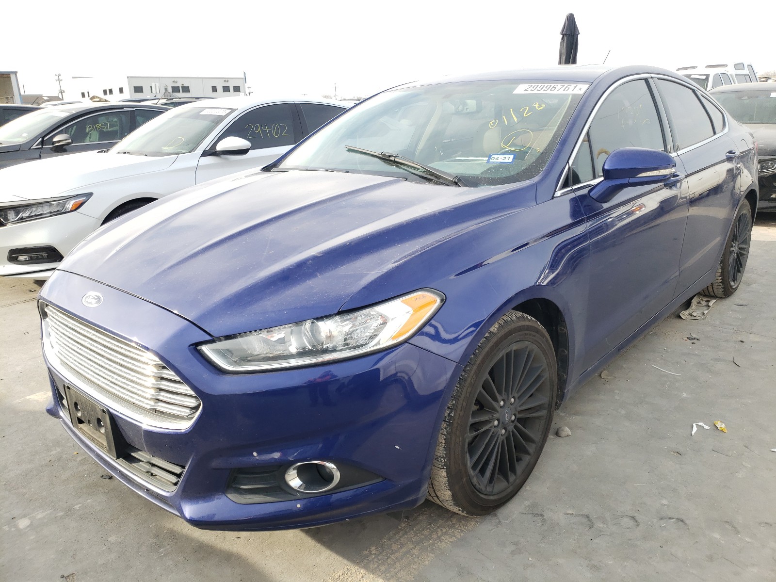 Photo 2 from auction – 2016 FORD FUSION SE with VIN 1FA6P0HD8G5122220