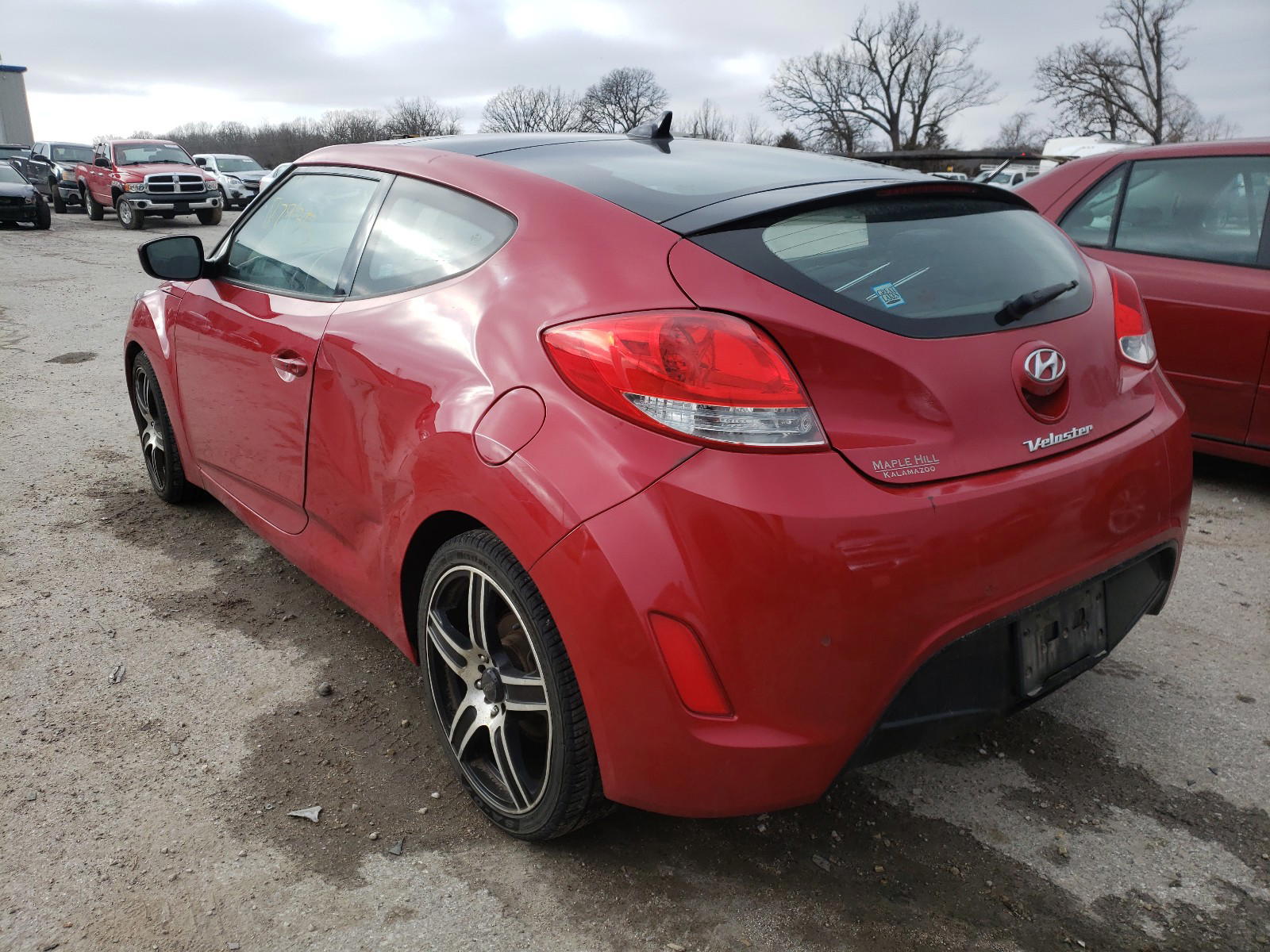 Photo 3 from auction – 2013 HYUNDAI VELOSTER with VIN KMHTC6AD7DU162467