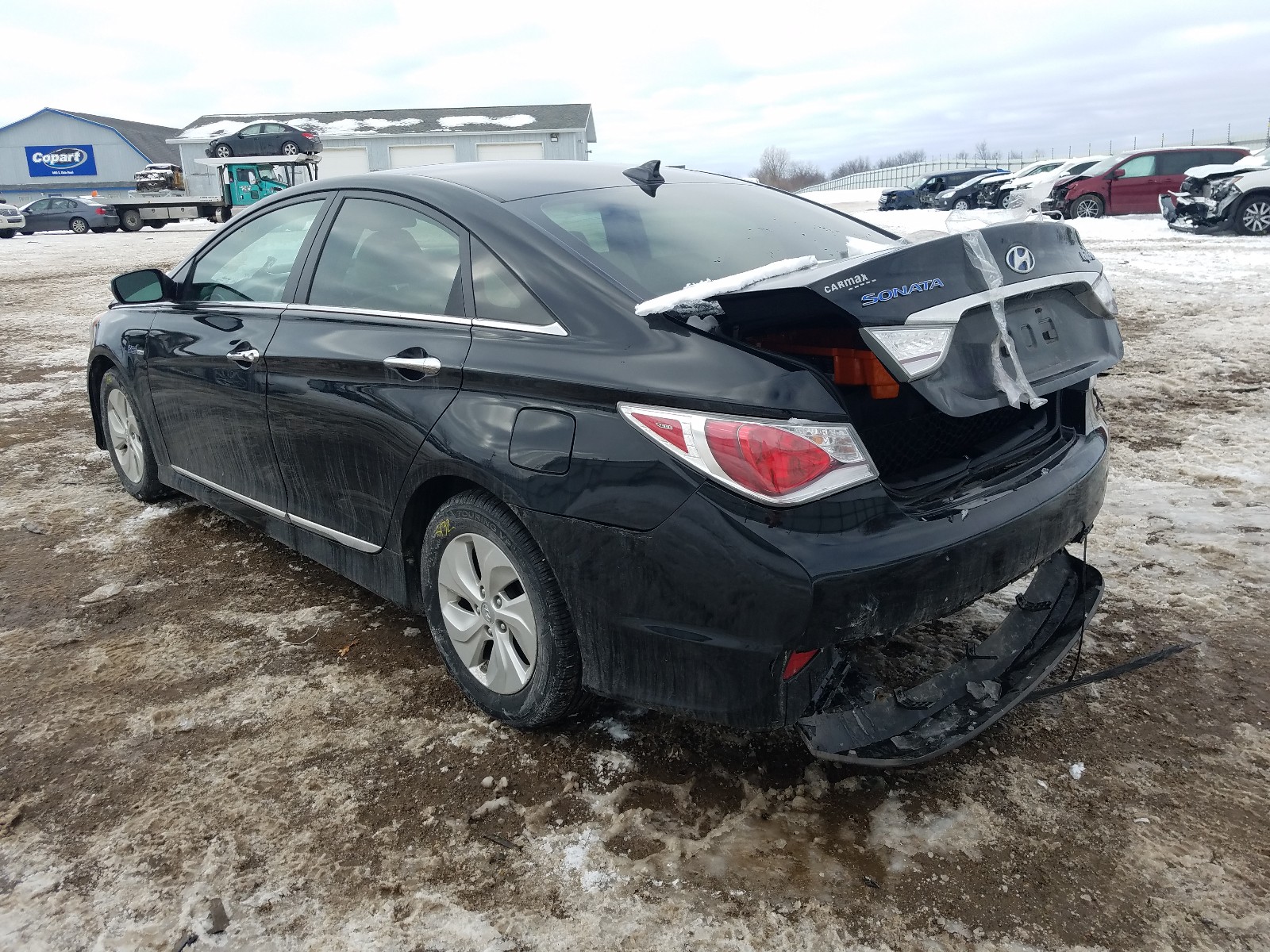 Photo 3 from auction – 2014 HYUNDAI SONATA HYB with VIN KMHEC4A41EA113538