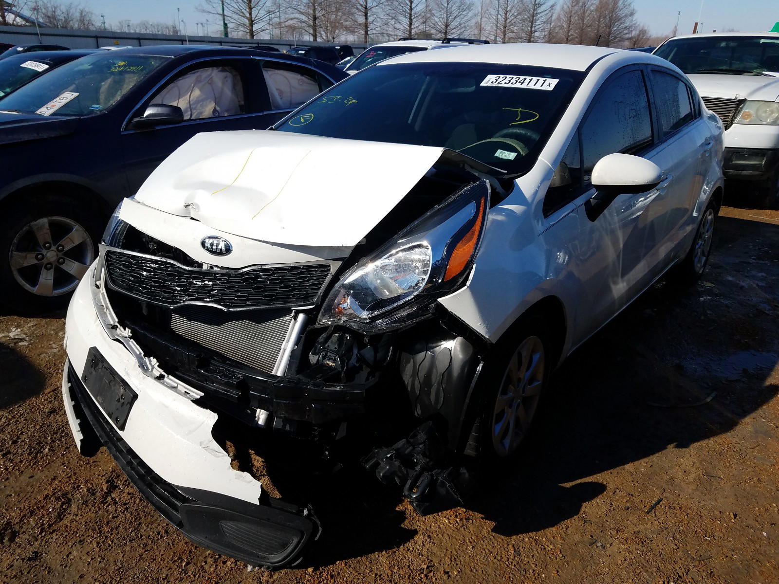 Photo 2 from auction – 2014 KIA RIO LX with VIN KNADM4A39E6393276