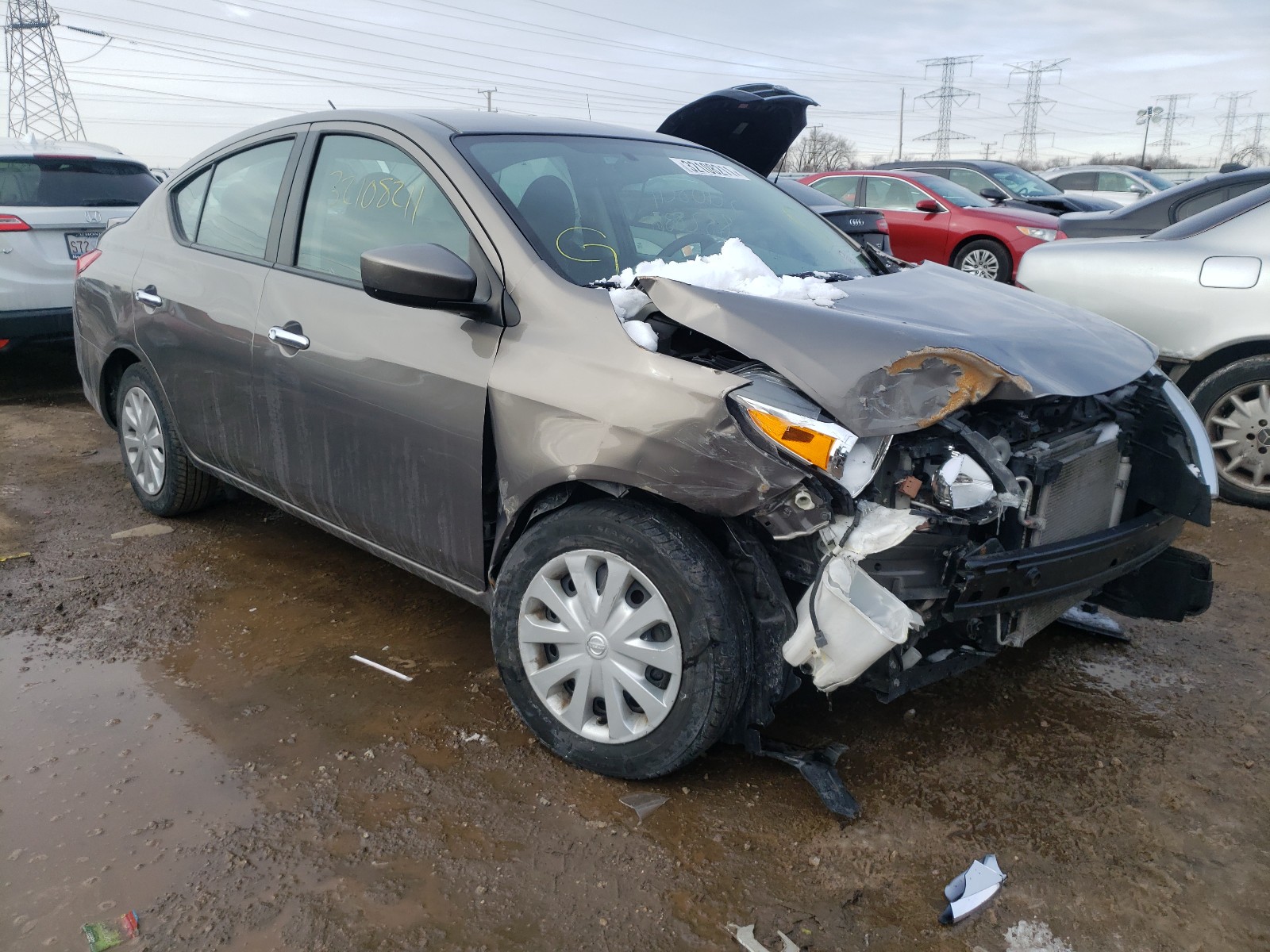NISSAN VERSA S 2017 with VIN 3N1CN7AP0HK412722 - Photo from auction