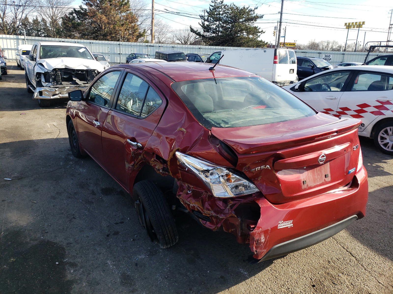 Photo 3 from auction – 2016 NISSAN VERSA S with VIN 3N1CN7AP8GL873952