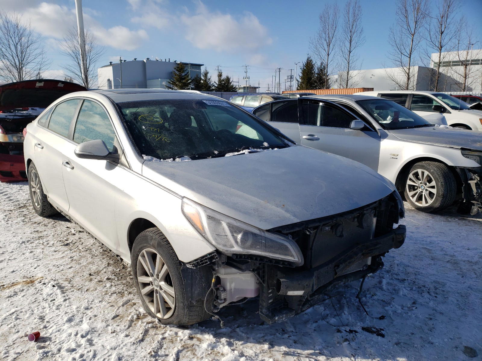 HYUNDAI SONATA SE 2017 with VIN 5NPE24AF4HH461663 - Photo from auction