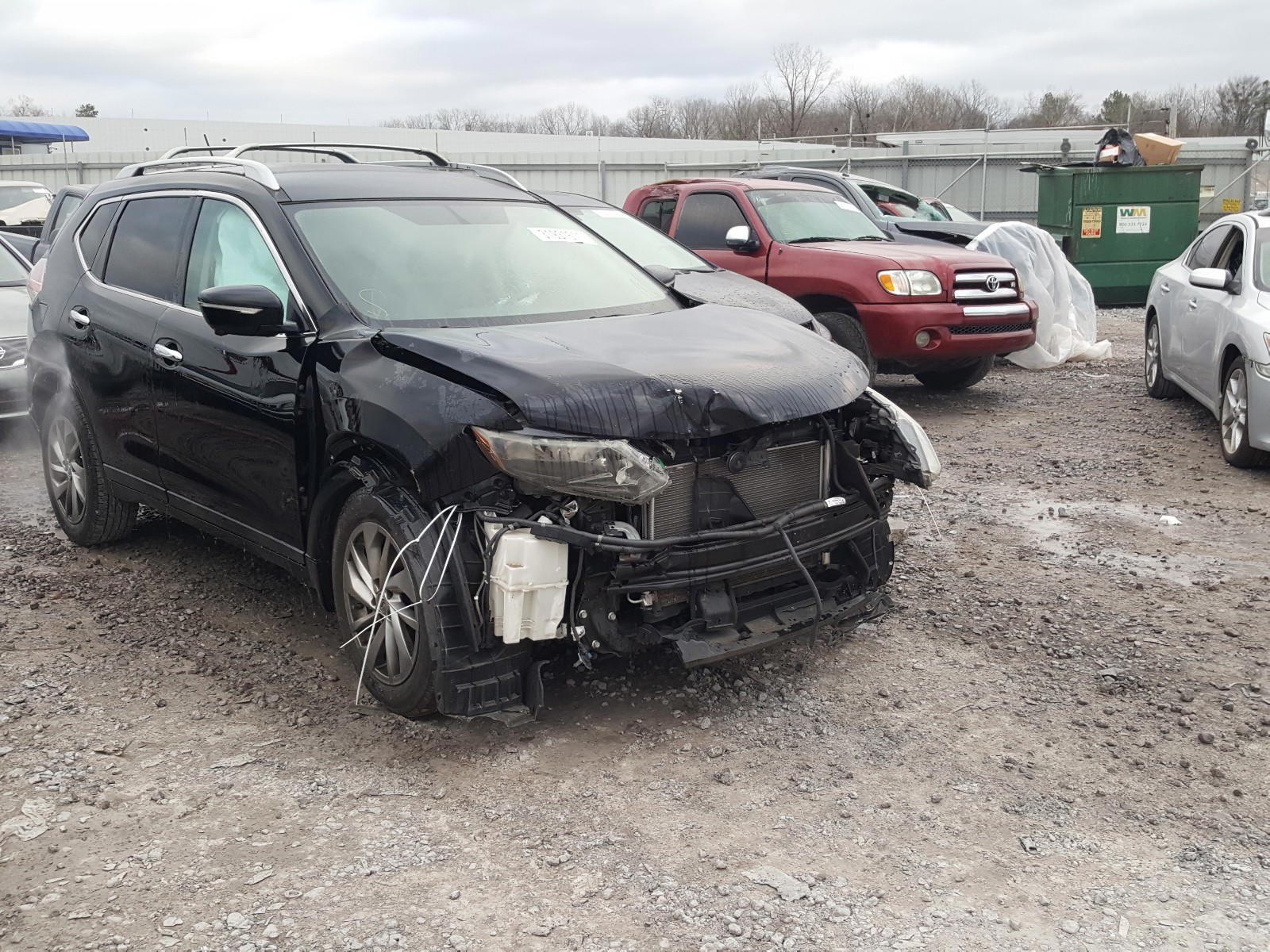 NISSAN ROGUE 2014 with VIN 5N1AT2MT4EC870993 - Photo from auction