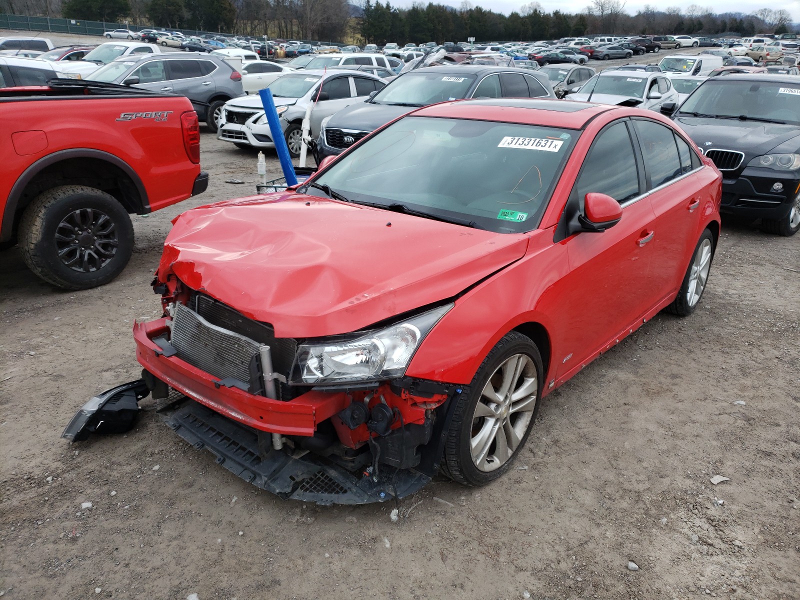 Photo 2 from auction – 2014 CHEVROLET CRUZE LTZ with VIN 1G1PG5SB7E7259727