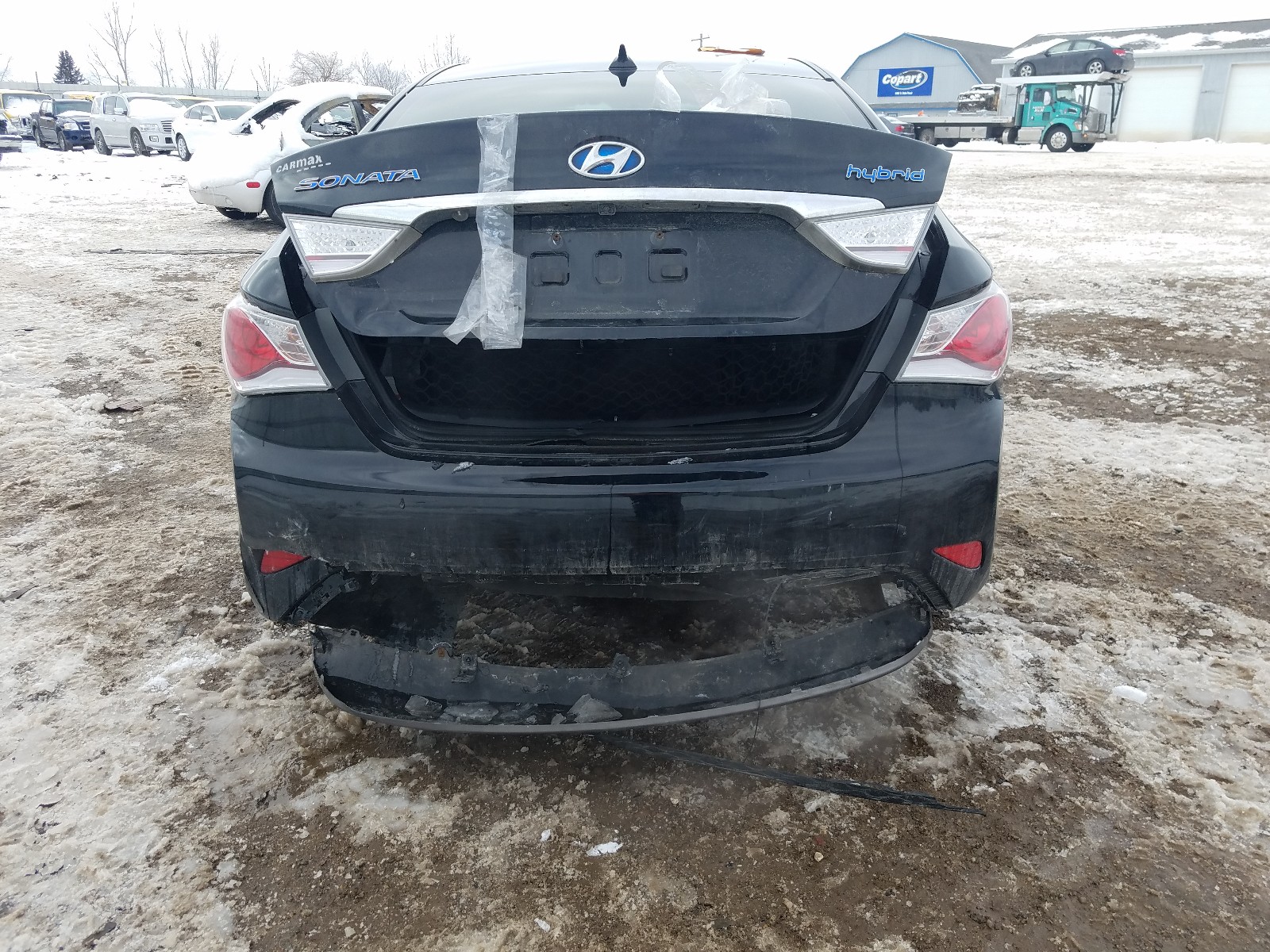 Photo 9 from auction – 2014 HYUNDAI SONATA HYB with VIN KMHEC4A41EA113538