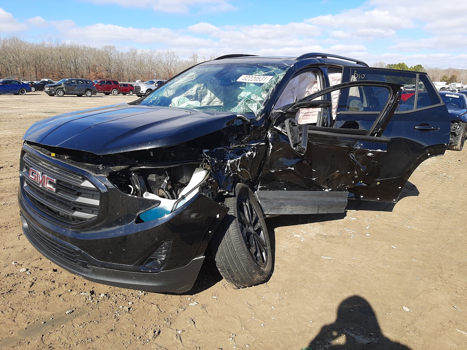 Photo 2 from auction – 2020 GMC TERRAIN SL with VIN 3GKALPEX0LL103120