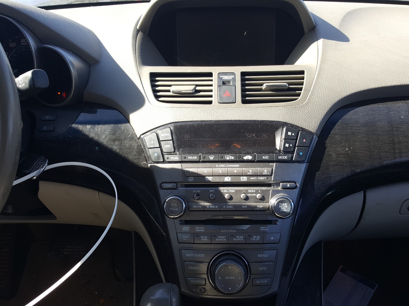 Photo 9 from auction – 2009 ACURA MDX TECHNO with VIN 2HNYD28409H531454