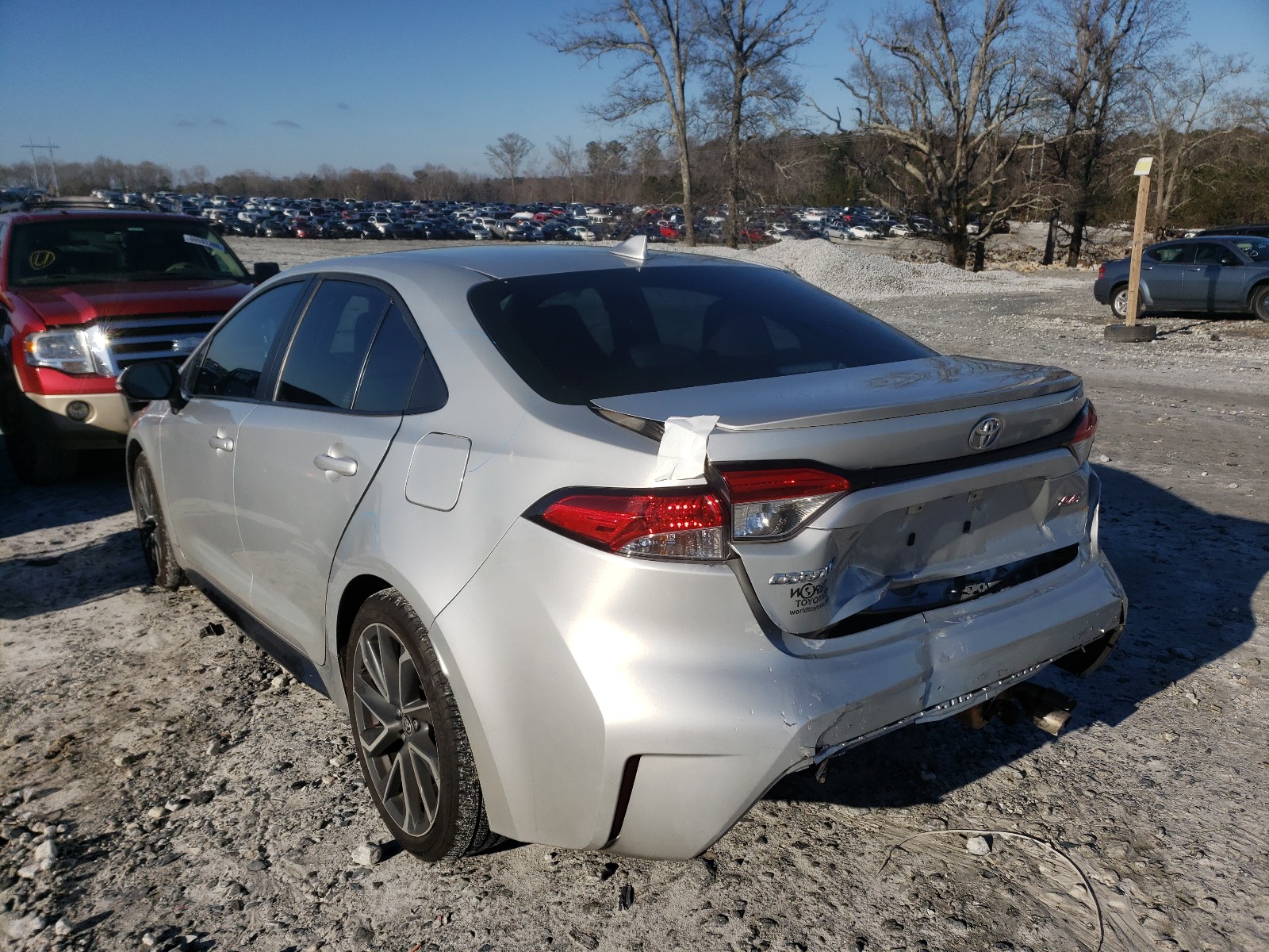 Photo 3 from auction – 2020 TOYOTA COROLLA SE with VIN 5YFS4RCE6LP025780