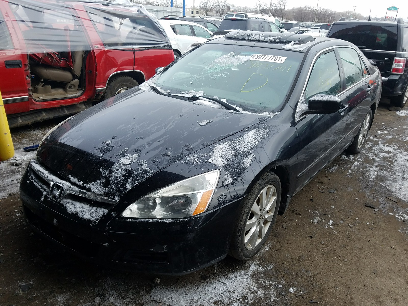 Photo 2 from auction – 2007 HONDA ACCORD EX with VIN 1HGCM66857A015746