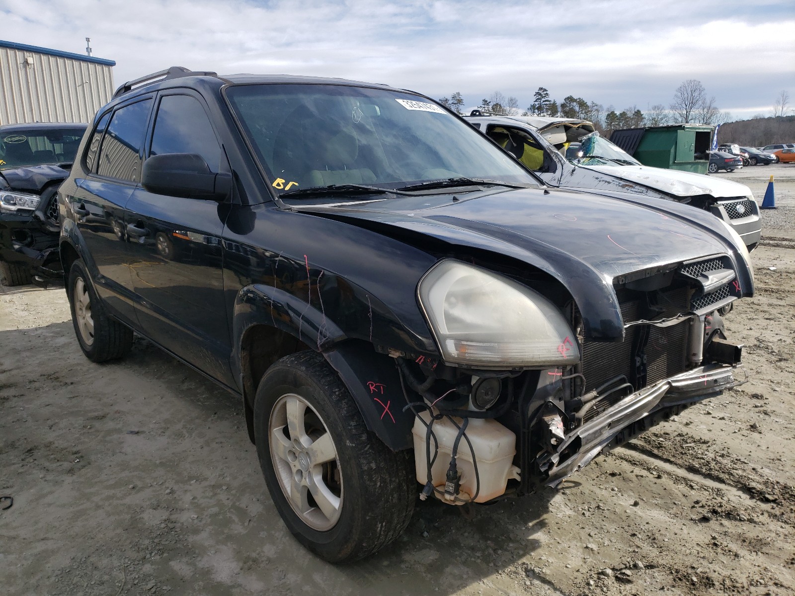 HYUNDAI TUCSON GLS 2007 with VIN KM8JM12B07U523367 - Photo from auction