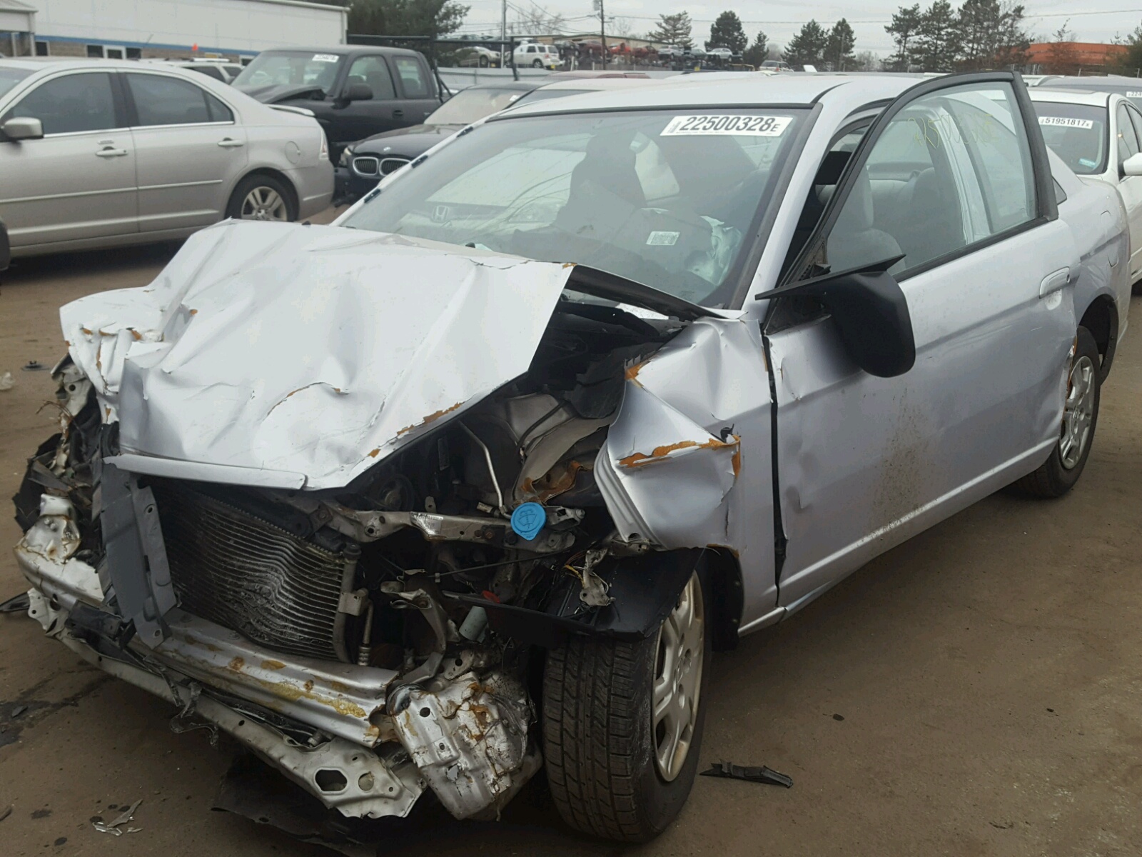 Photo 2 from auction – 2002 HONDA CIVIC LX with VIN 1HGEM22632L089296