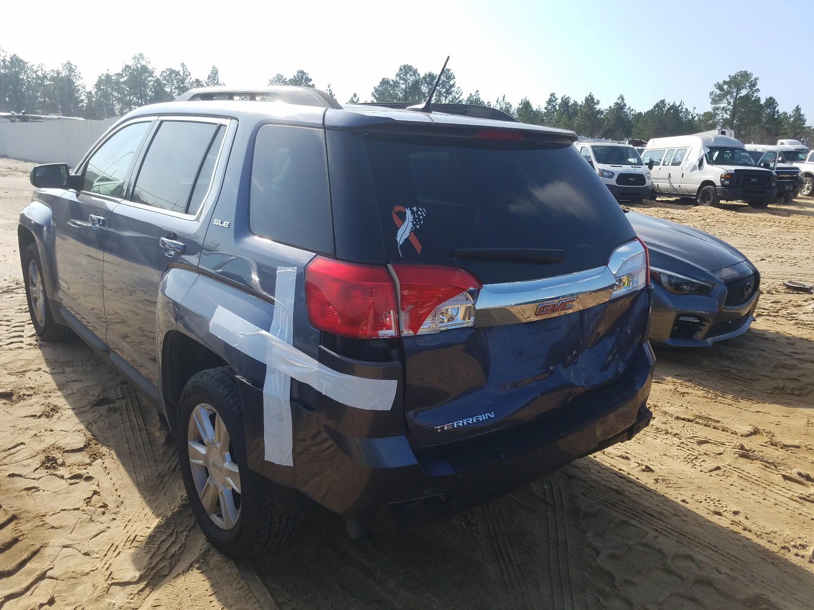 Photo 3 from auction – 2013 GMC TERRAIN SL with VIN 2GKALSEK9D6233443