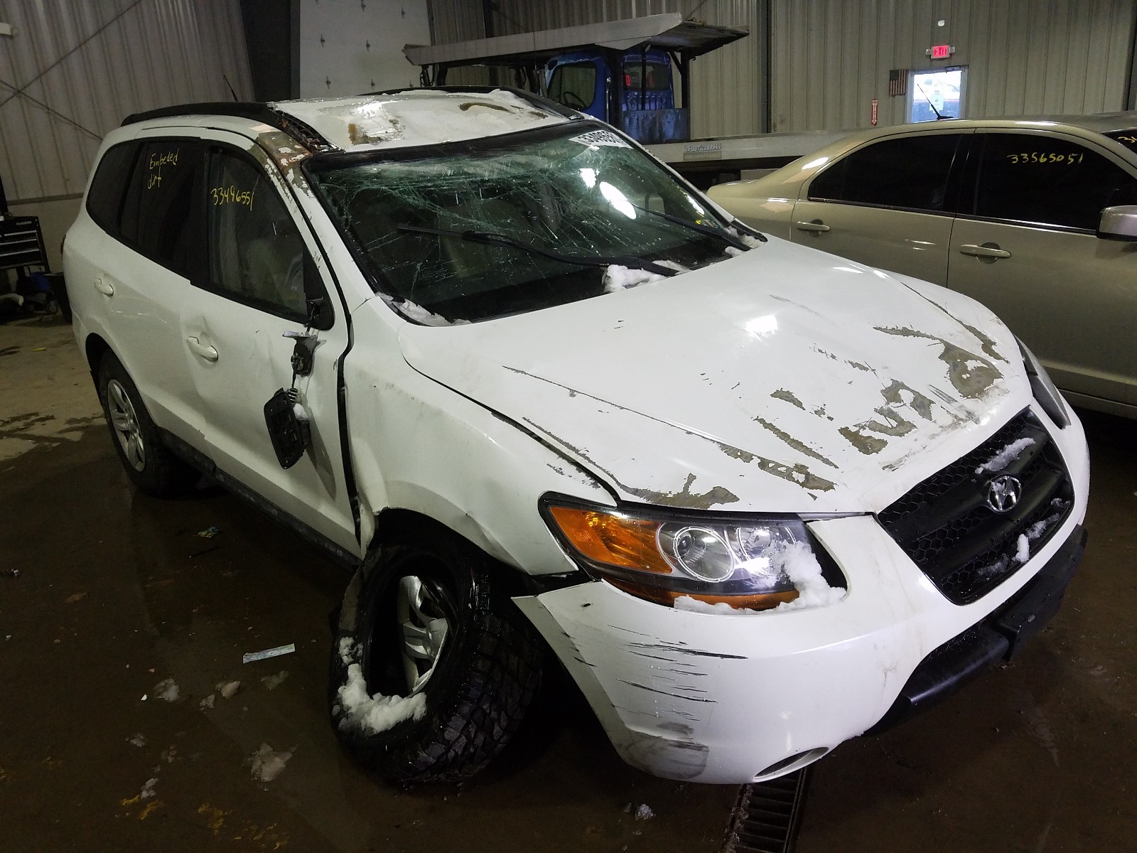 HYUNDAI SANTA FE G 2009 with VIN 5NMSG13D19H316934 - Photo from auction