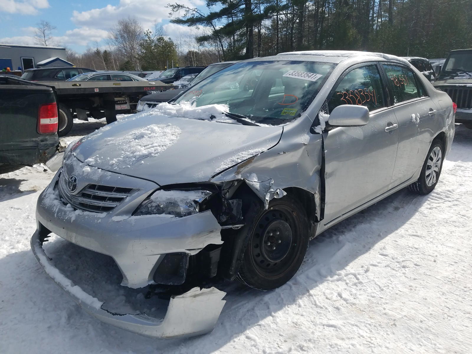 Photo 2 from auction – 2013 TOYOTA COROLLA BA with VIN 2T1BU4EE2DC085007