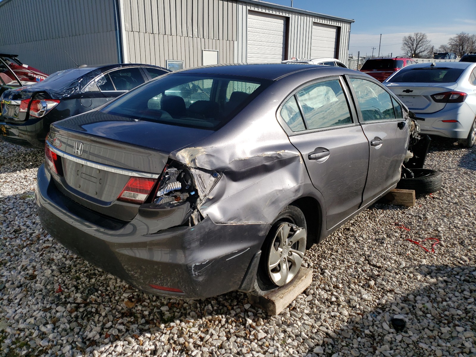 Photo 4 from auction – 2014 HONDA CIVIC LX with VIN 19XFB2F58EE012849