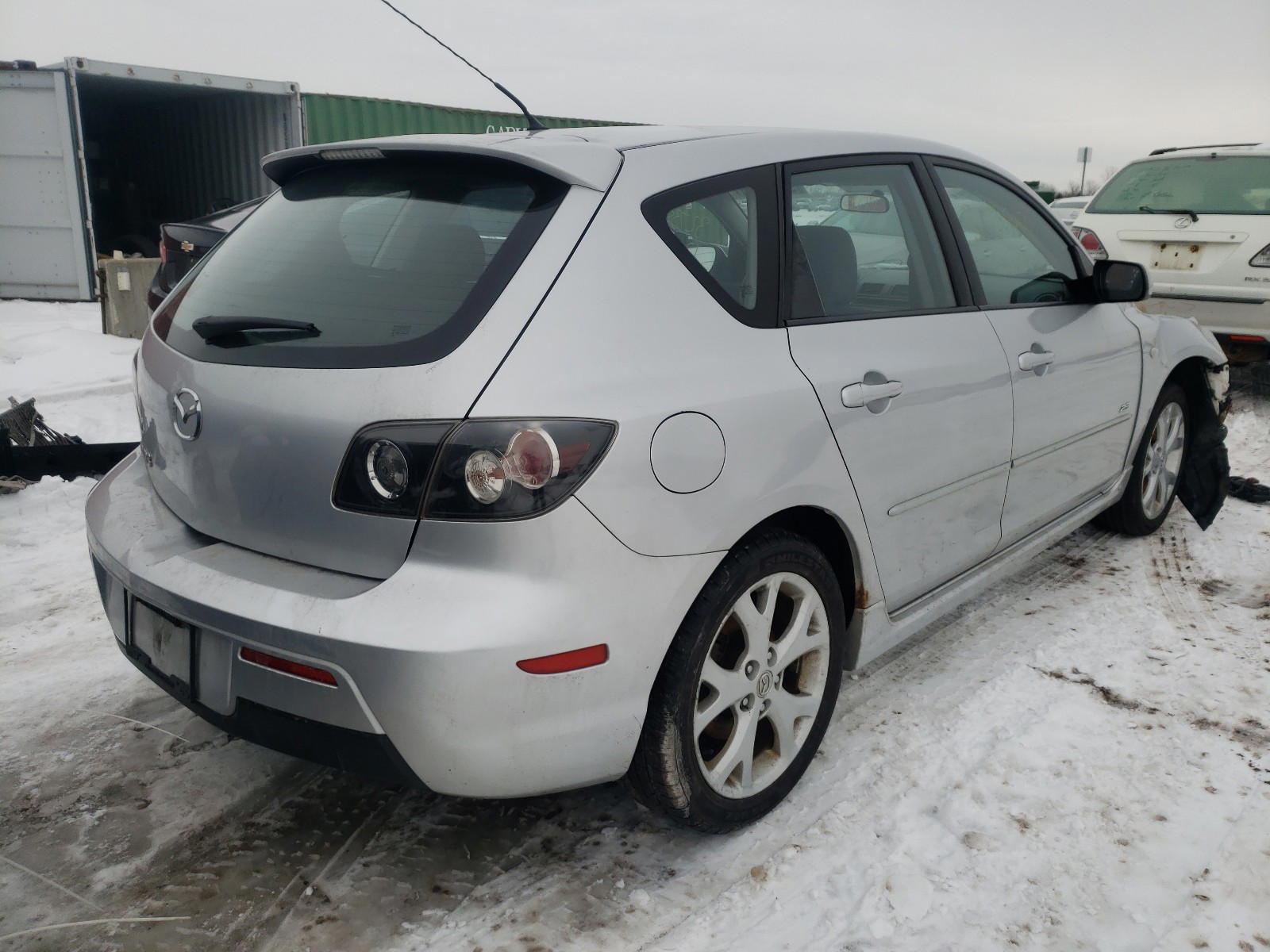 Photo 4 from auction – 2008 MAZDA 3 HATCHBAC with VIN JM1BK343581854710