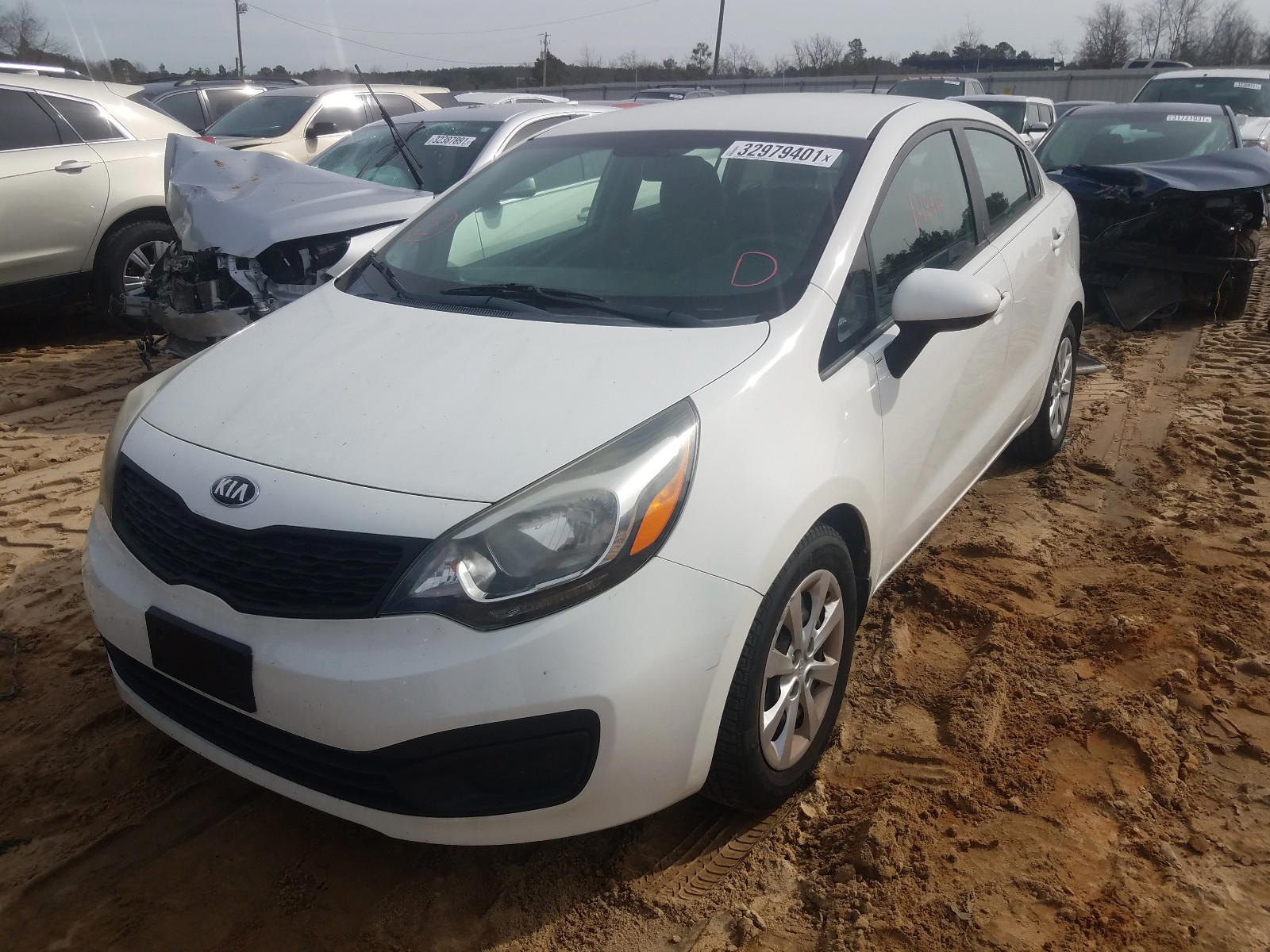 Photo 2 from auction – 2014 KIA RIO LX with VIN KNADM4A31E6344203