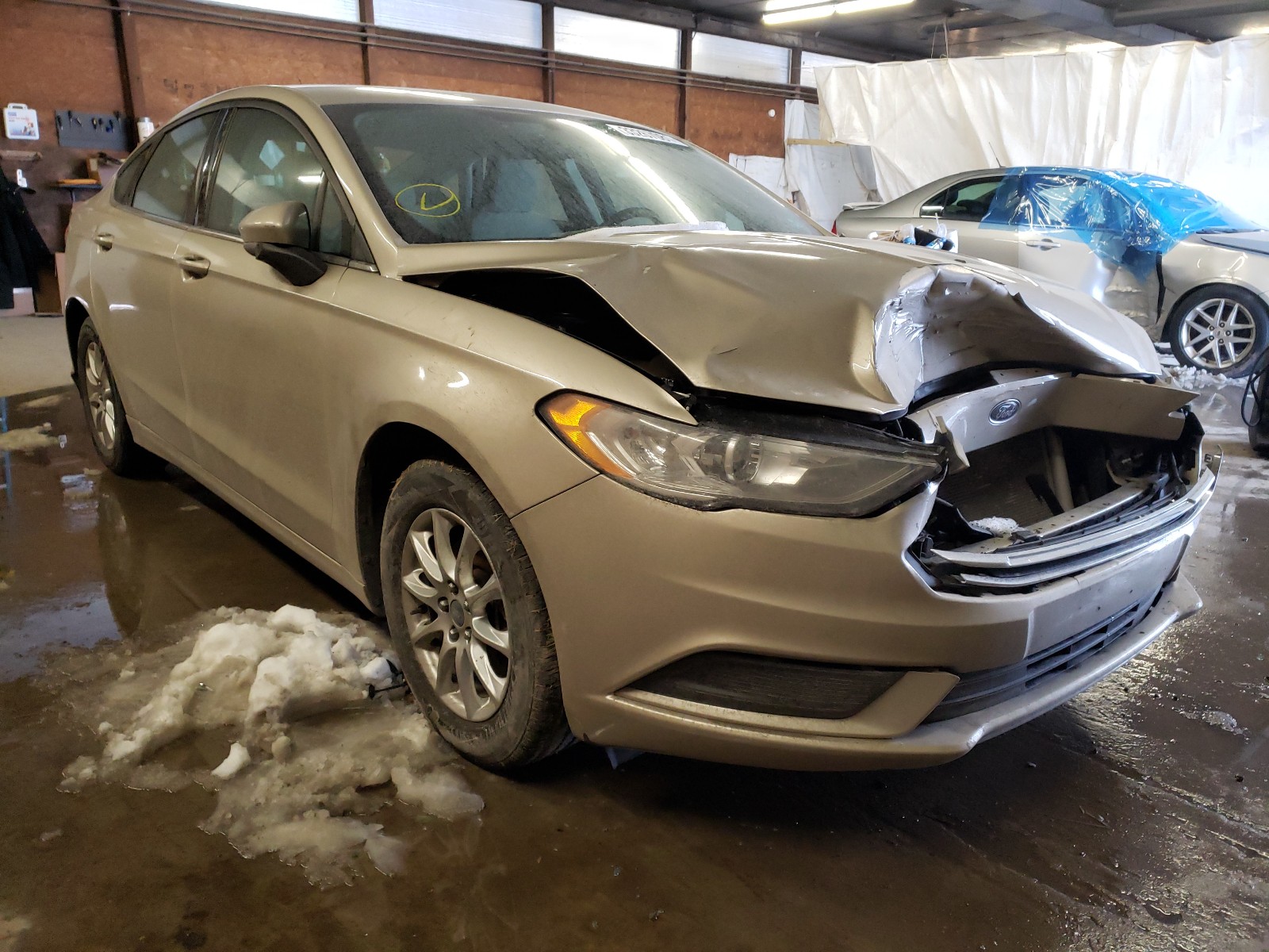 FORD FUSION S 2017 with VIN 3FA6P0G71HR282708 - Photo from auction