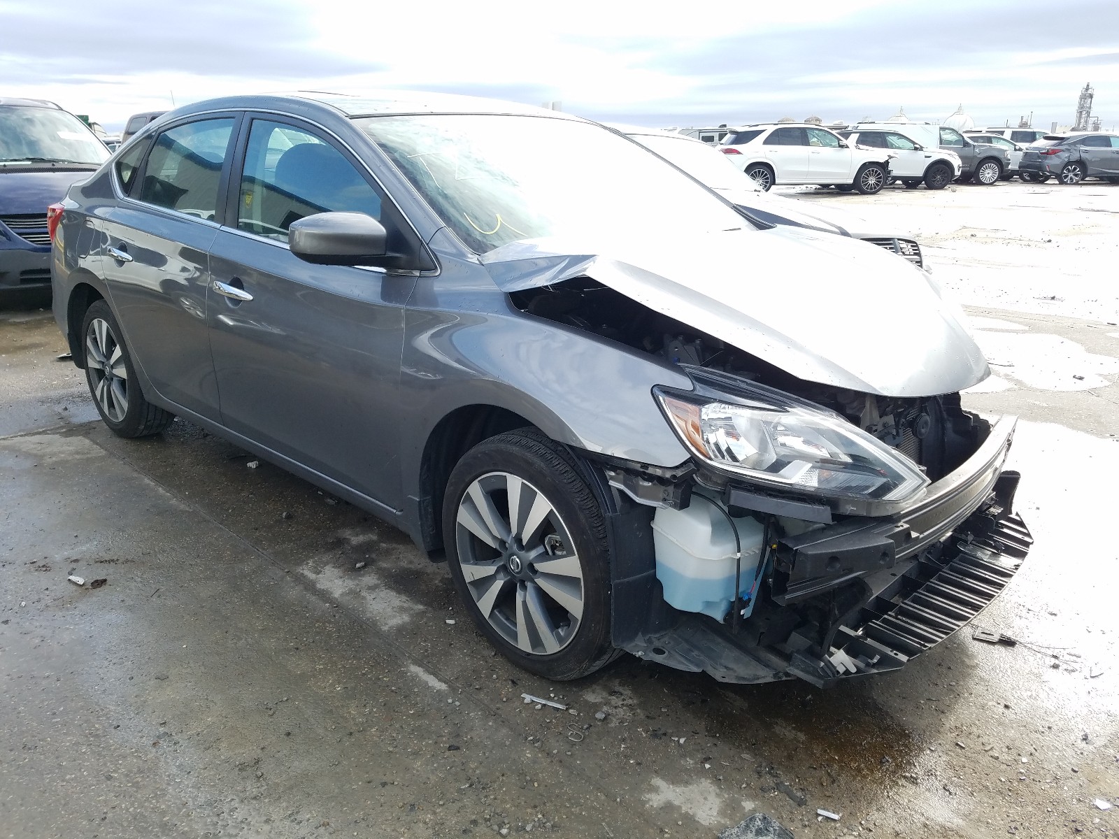 NISSAN SENTRA S 2019 with VIN 3N1AB7AP1KY427542 - Photo from auction