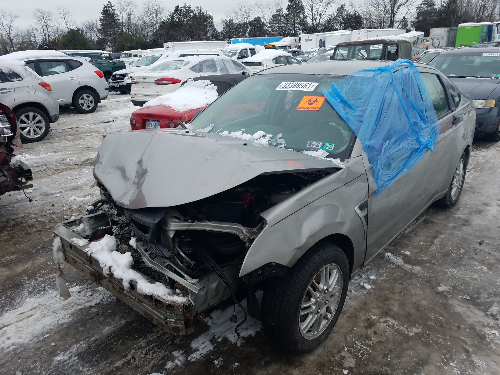 Photo 2 from auction – 2008 FORD FOCUS SE with VIN 1FAHP35N08W251474