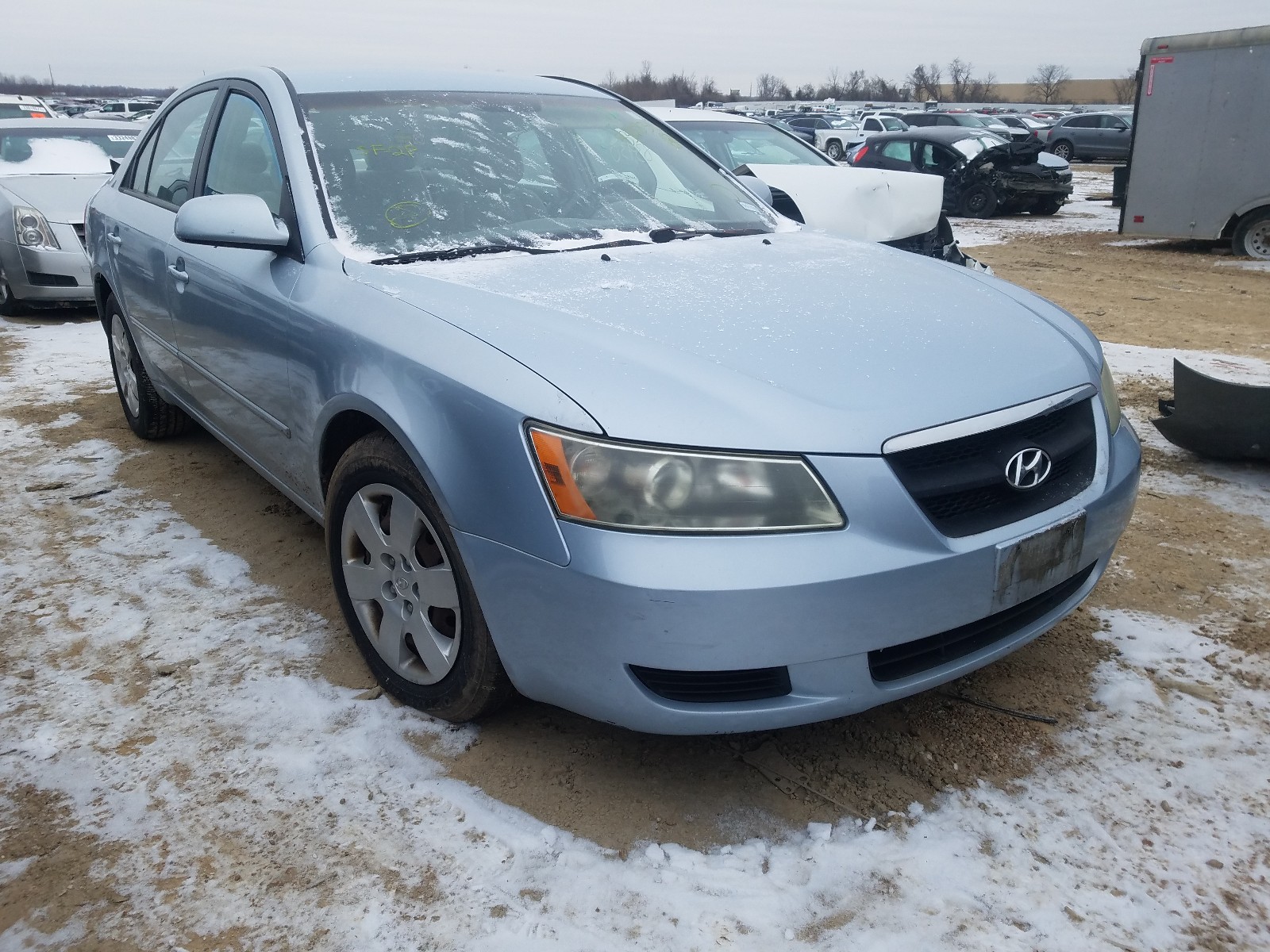 HYUNDAI SONATA GLS 2007 with VIN 5NPET46CX7H190859 - Photo from auction