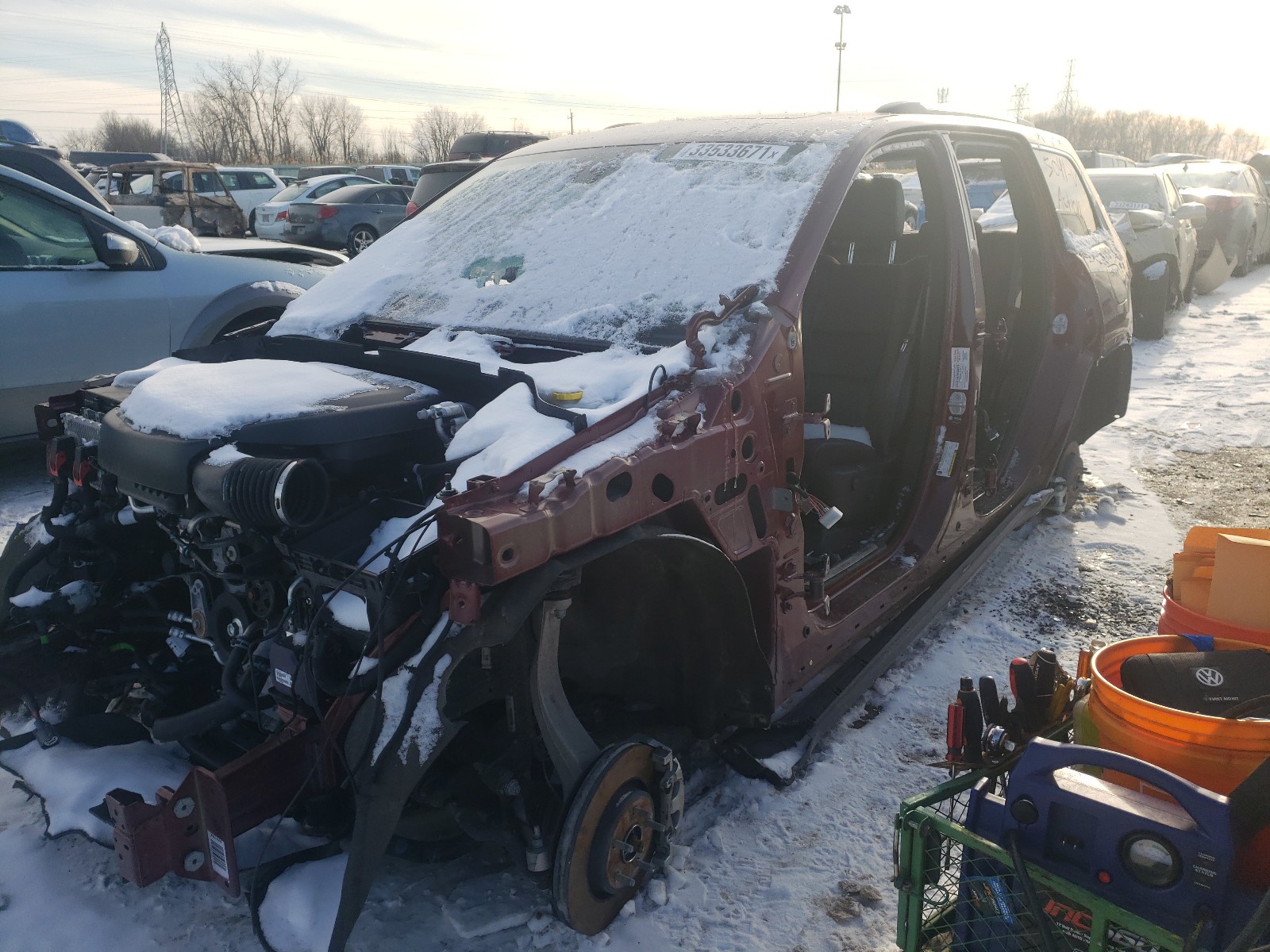 Photo 2 from auction – 2021 JEEP GRAND CHER with VIN 1C4RJFBG2MC585041