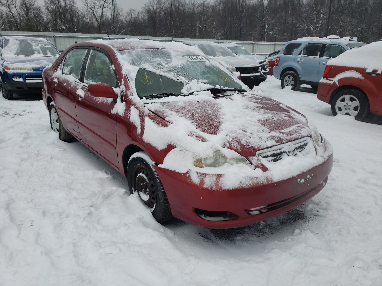 TOYOTA COROLLA CE 2007 with VIN 2T1BR32E07C820572 - Photo from auction