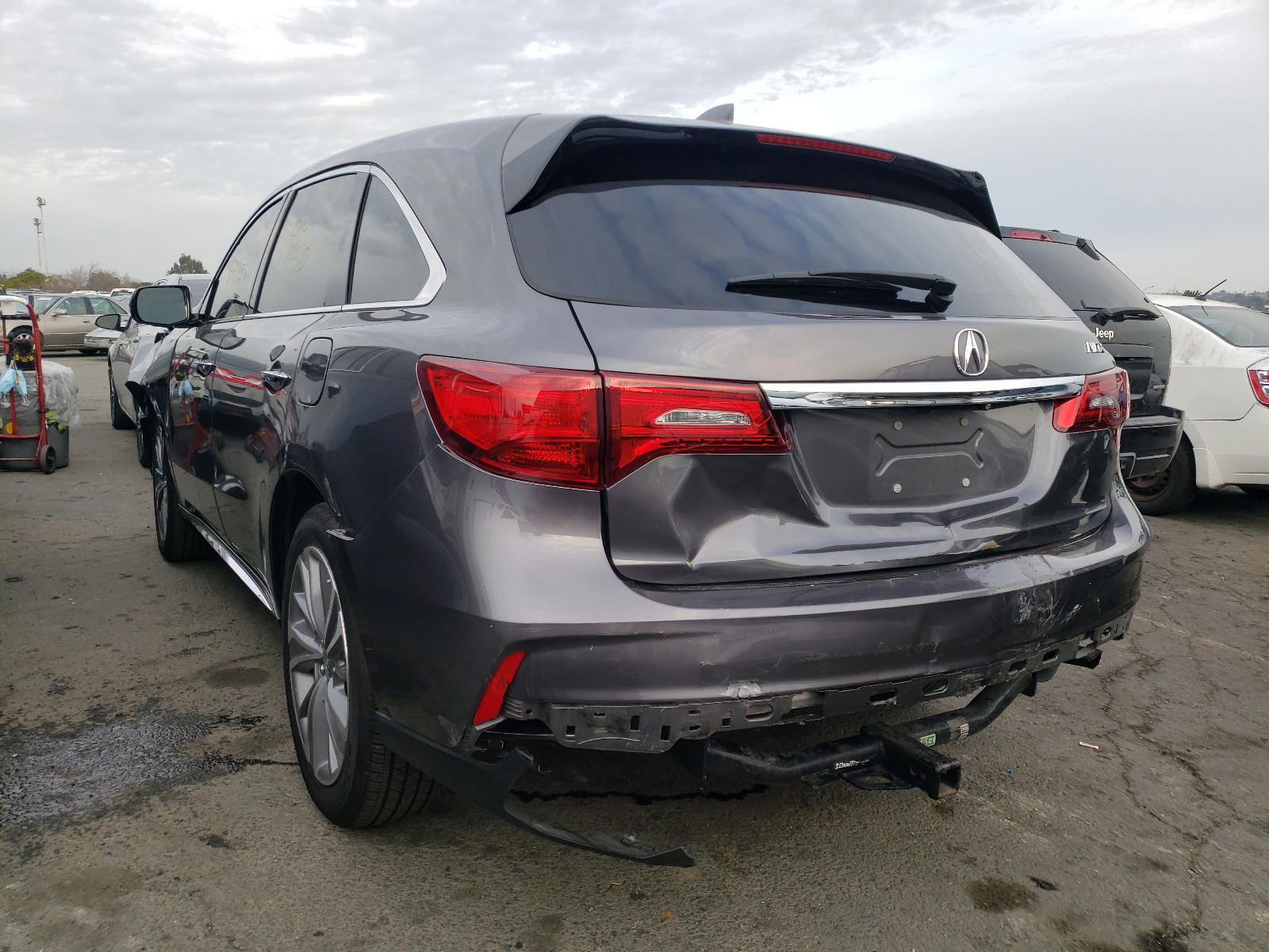 Photo 3 from auction – 2017 ACURA MDX TECHNO with VIN 5FRYD3H56HB009869