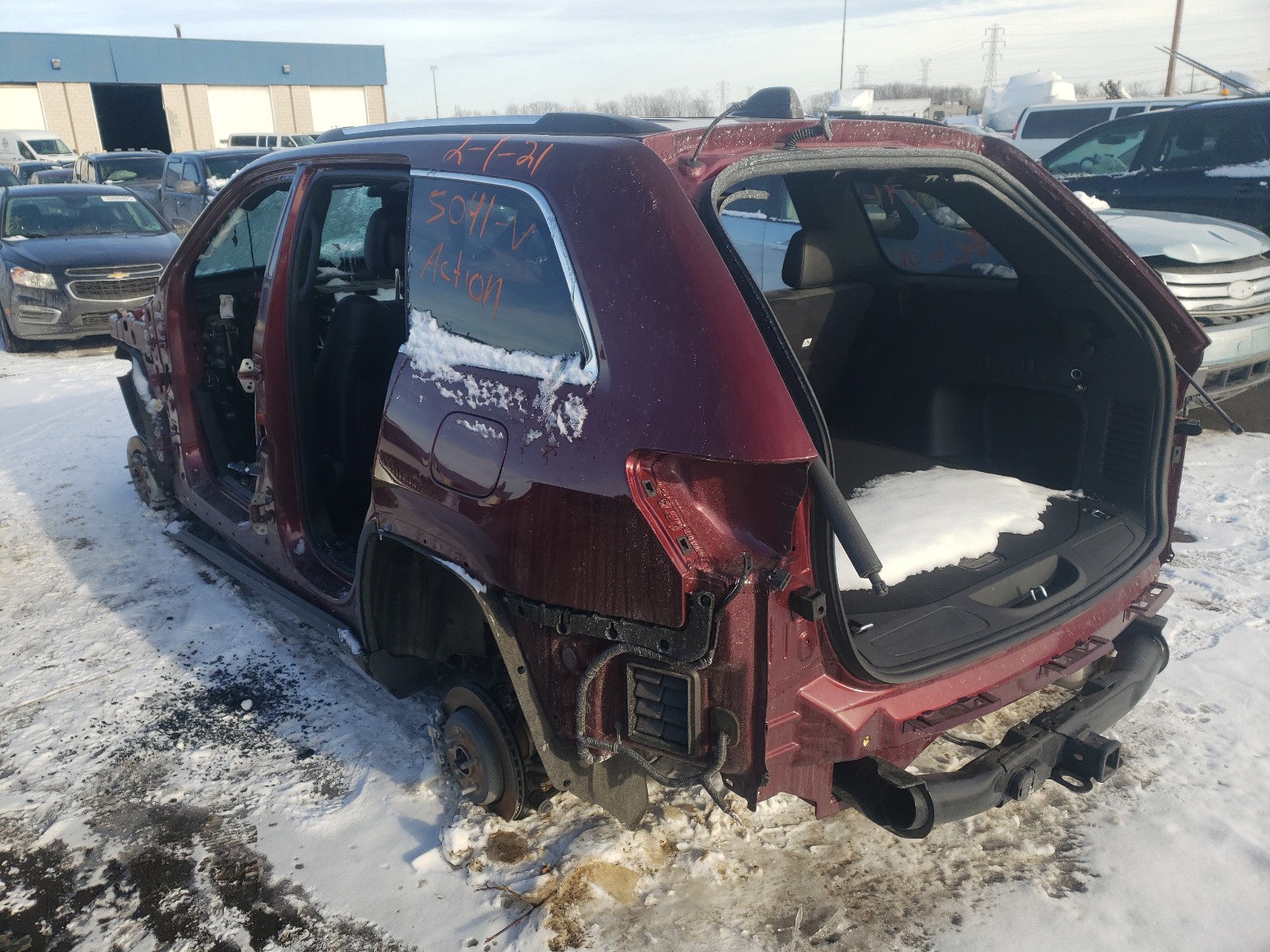 Photo 3 from auction – 2021 JEEP GRAND CHER with VIN 1C4RJFBG2MC585041