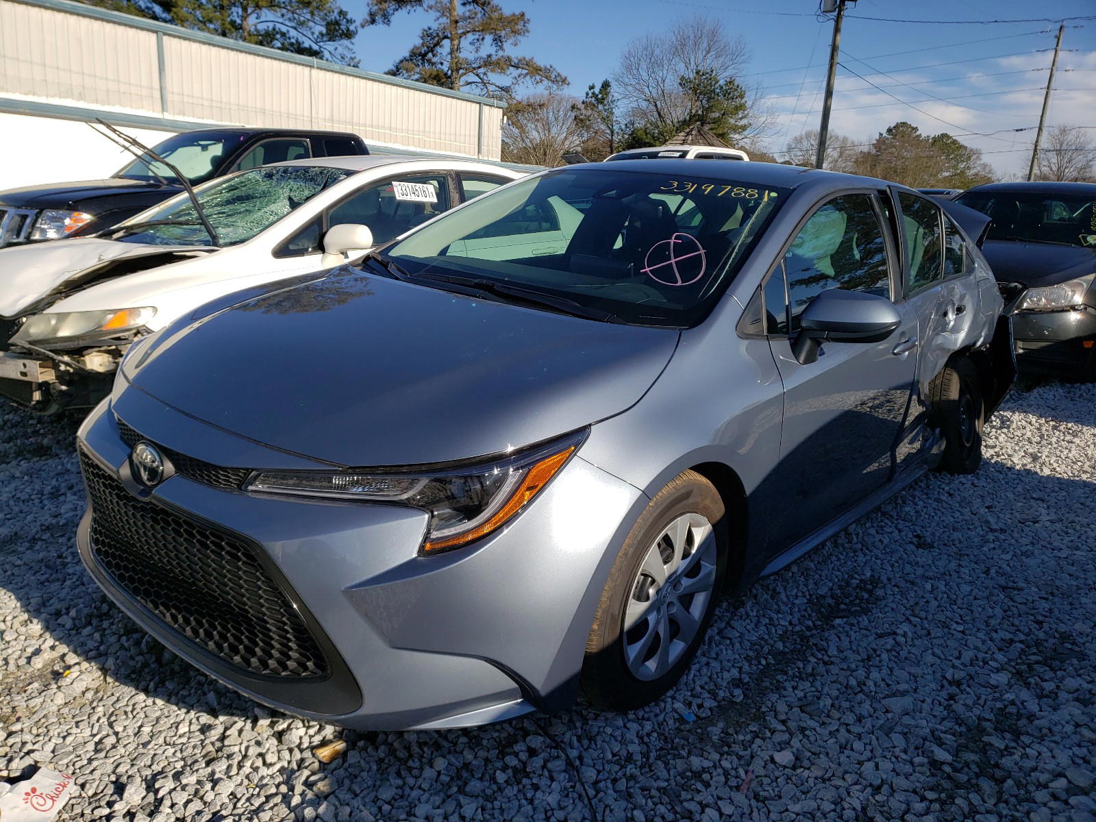 Photo 2 from auction – 2021 TOYOTA COROLLA with VIN 5YFEPMAE6MP155392