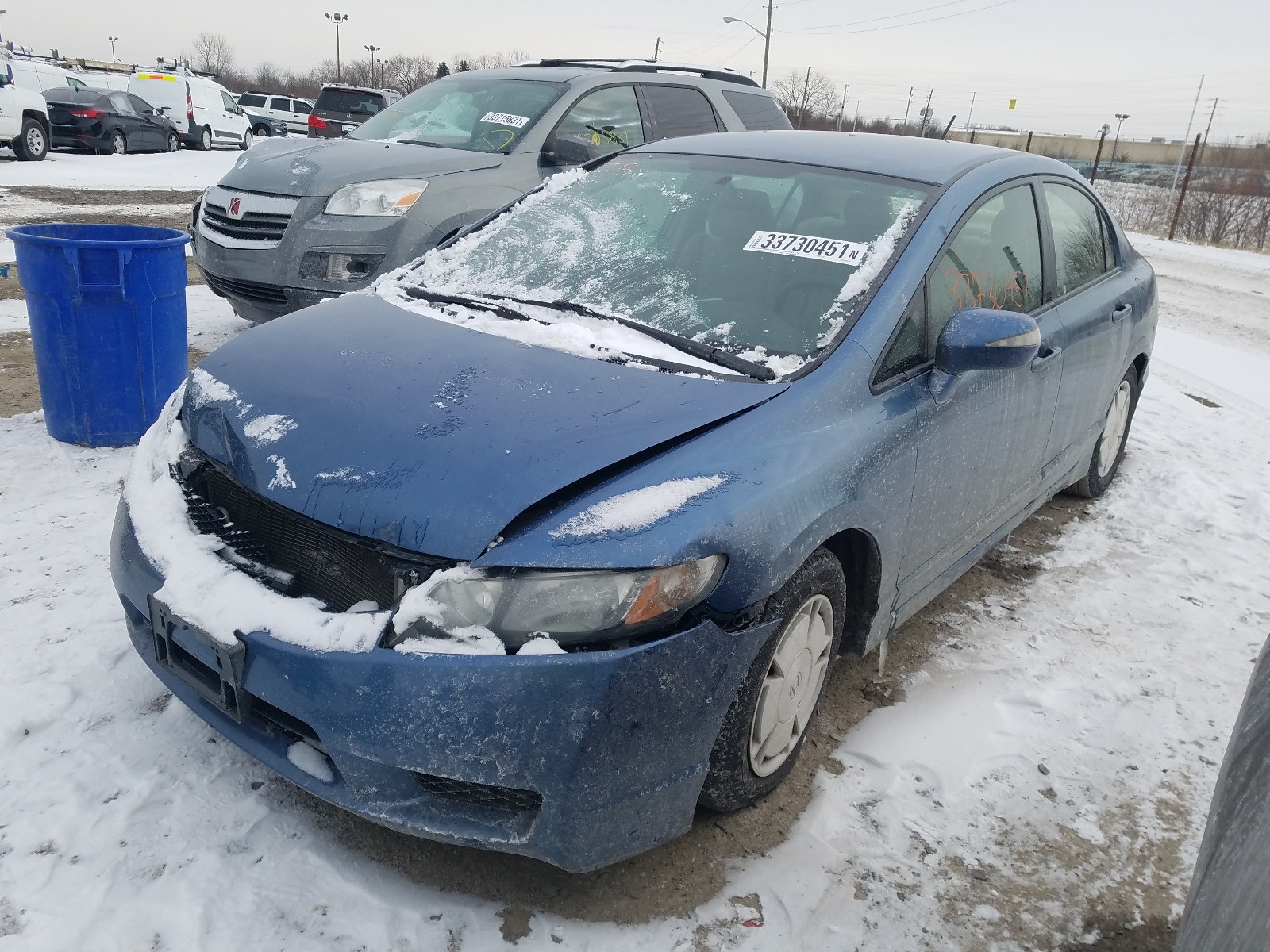Photo 12 from auction – 2009 HONDA CIVIC HYBR with VIN JHMFA36279S005116