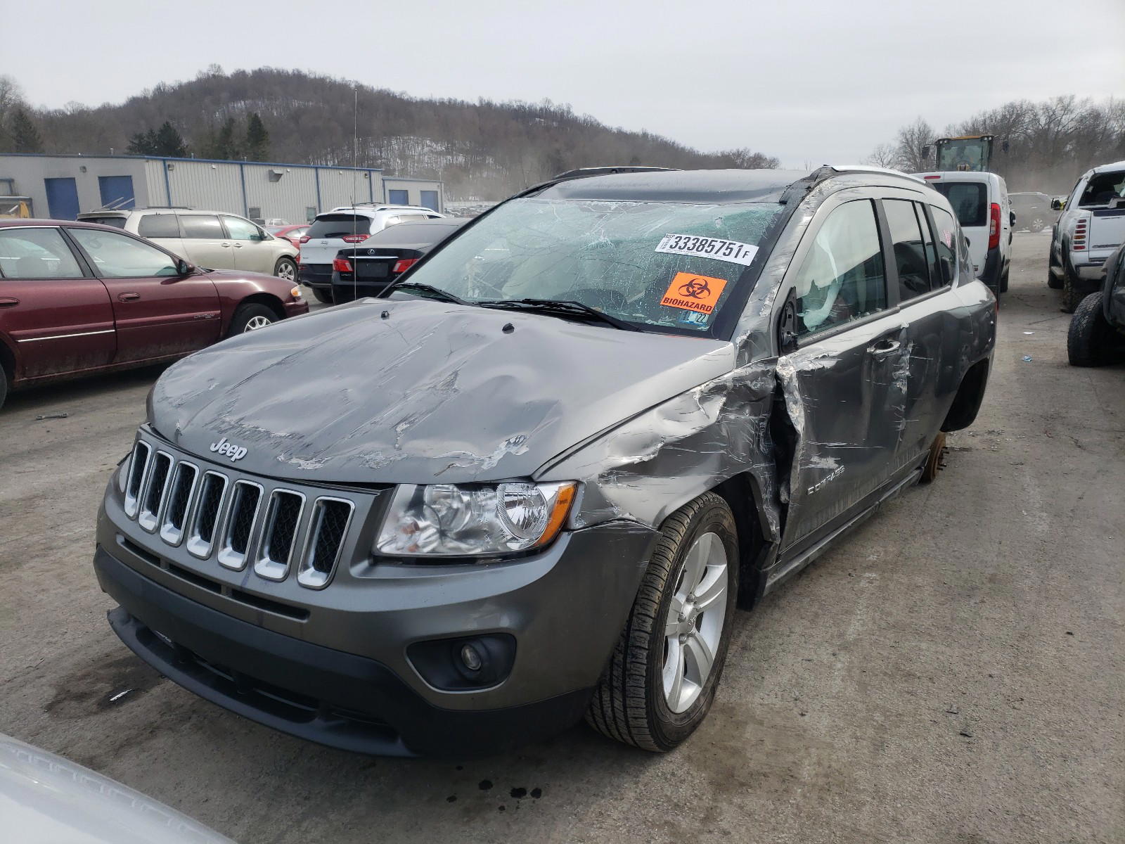Photo 2 from auction – 2012 JEEP COMPASS SP with VIN 1C4NJCBA3CD540580