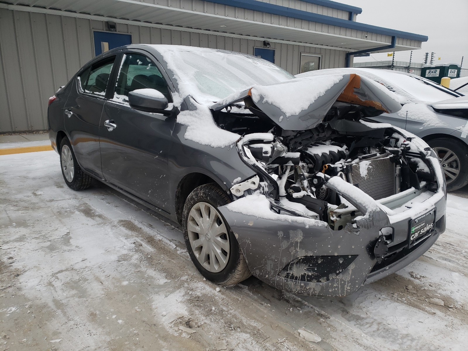 NISSAN VERSA S 2019 with VIN 3N1CN7AP4KL832548 - Photo from auction