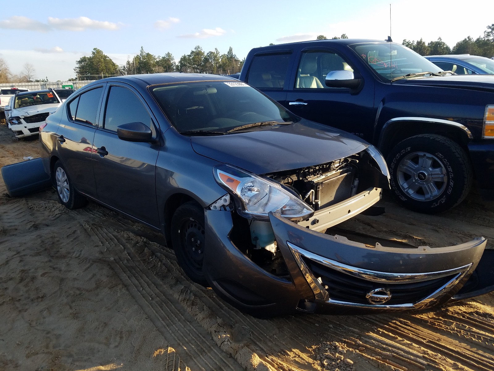 NISSAN VERSA S 2019 with VIN 3N1CN7AP5KL804886 - Photo from auction