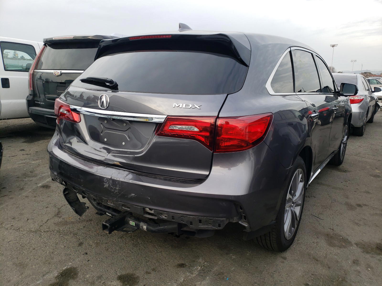 Photo 4 from auction – 2017 ACURA MDX TECHNO with VIN 5FRYD3H56HB009869