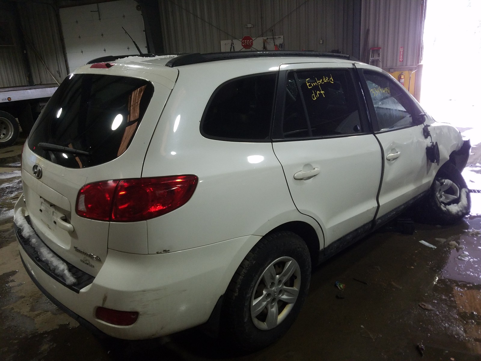 Photo 4 from auction – 2009 HYUNDAI SANTA FE G with VIN 5NMSG13D19H316934
