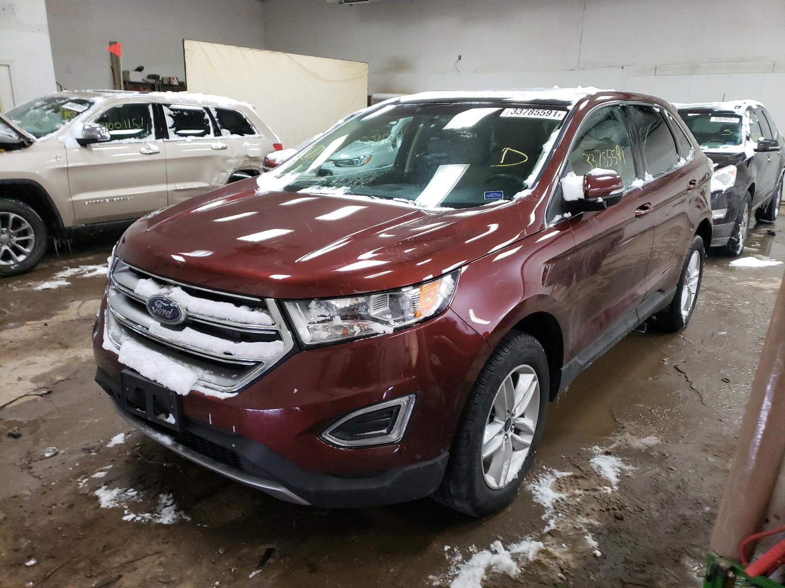 Photo 2 from auction – 2015 FORD EDGE SEL with VIN 2FMTK4J82FBB65392