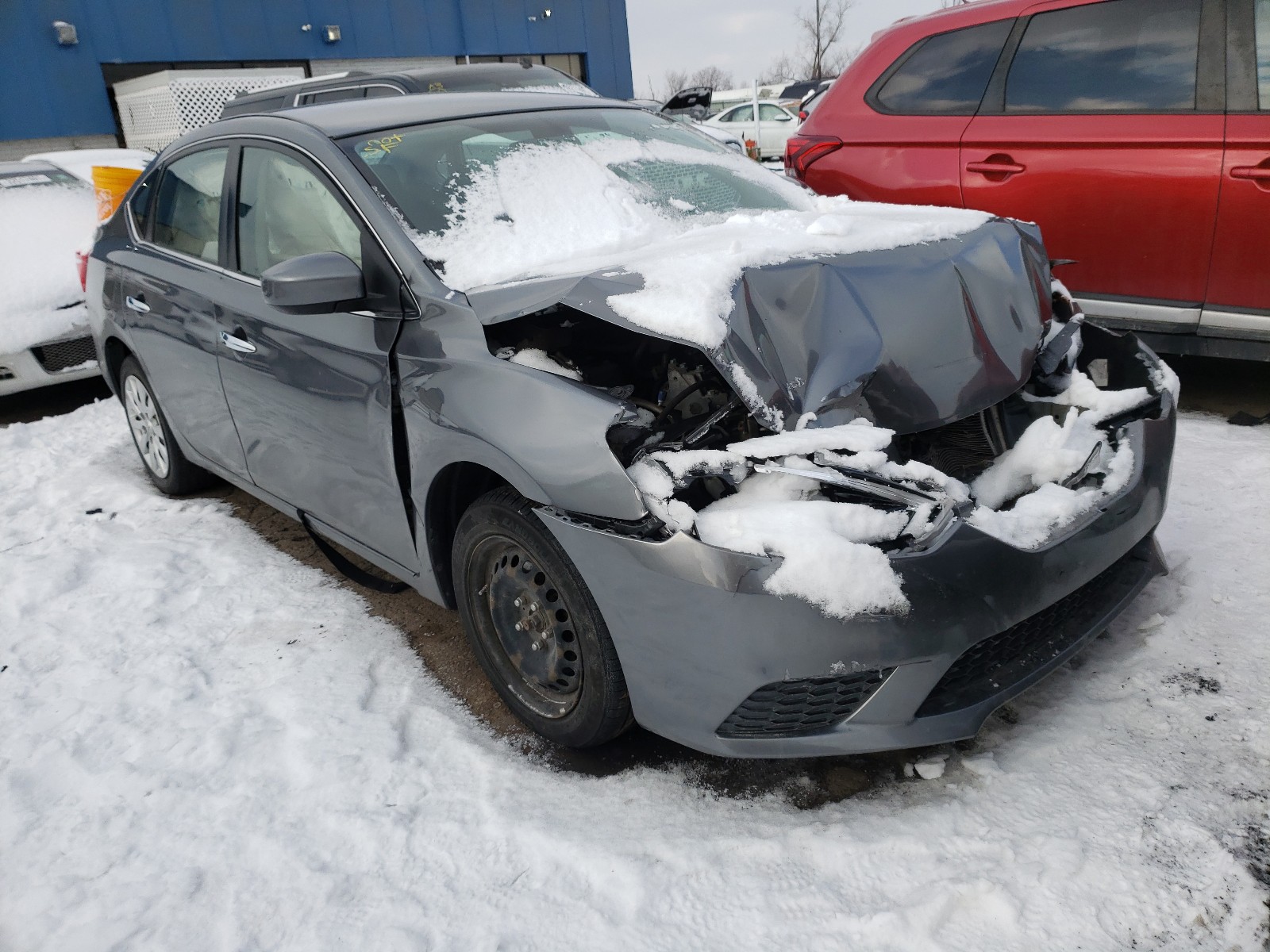 NISSAN SENTRA S 2016 with VIN 3N1AB7AP4GL651084 - Photo from auction