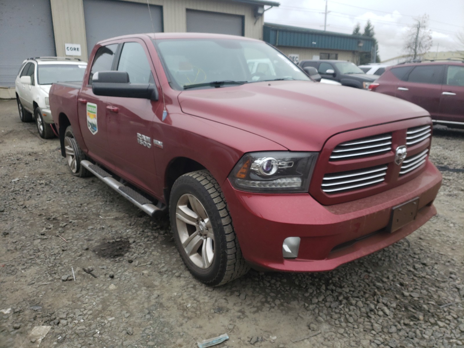 RAM 1500 SPORT 2014 with VIN 1C6RR7MT0ES153667 - Photo from auction