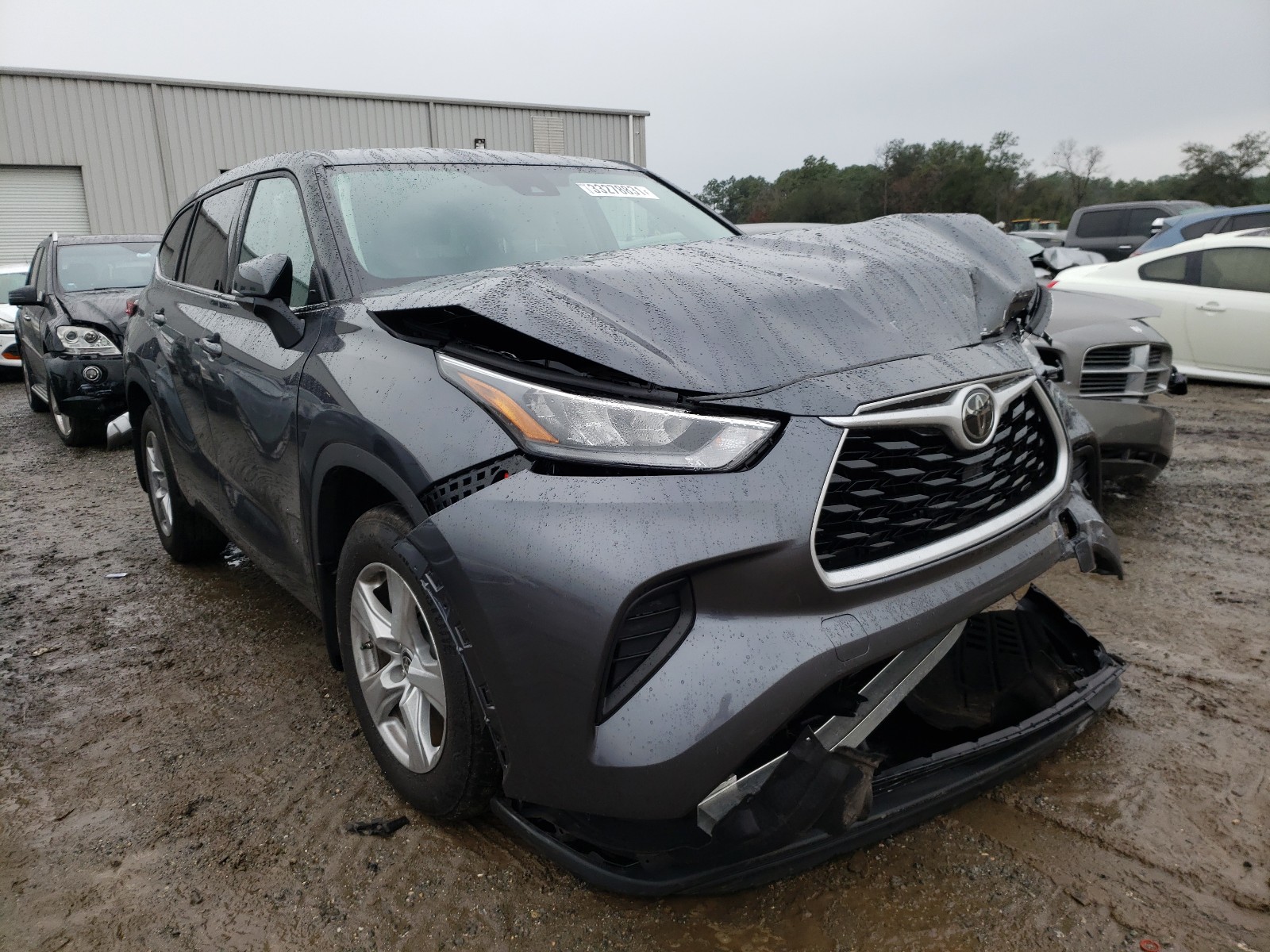 TOYOTA HIGHLANDER 2020 with VIN 5TDCZRBH3LS044411 - Photo from auction