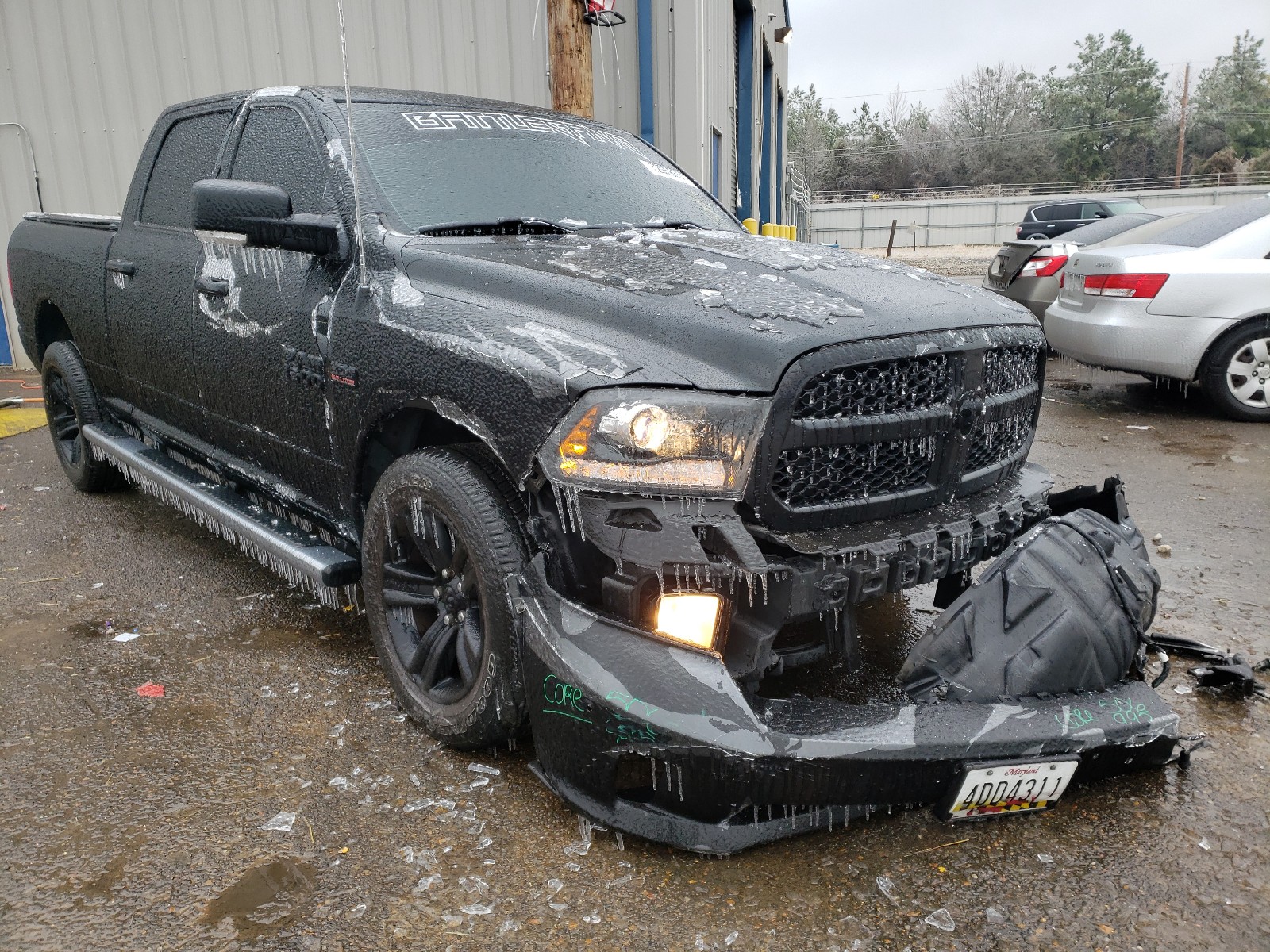 RAM 1500 SPORT 2017 with VIN 1C6RR7UT8HS755138 - Photo from auction