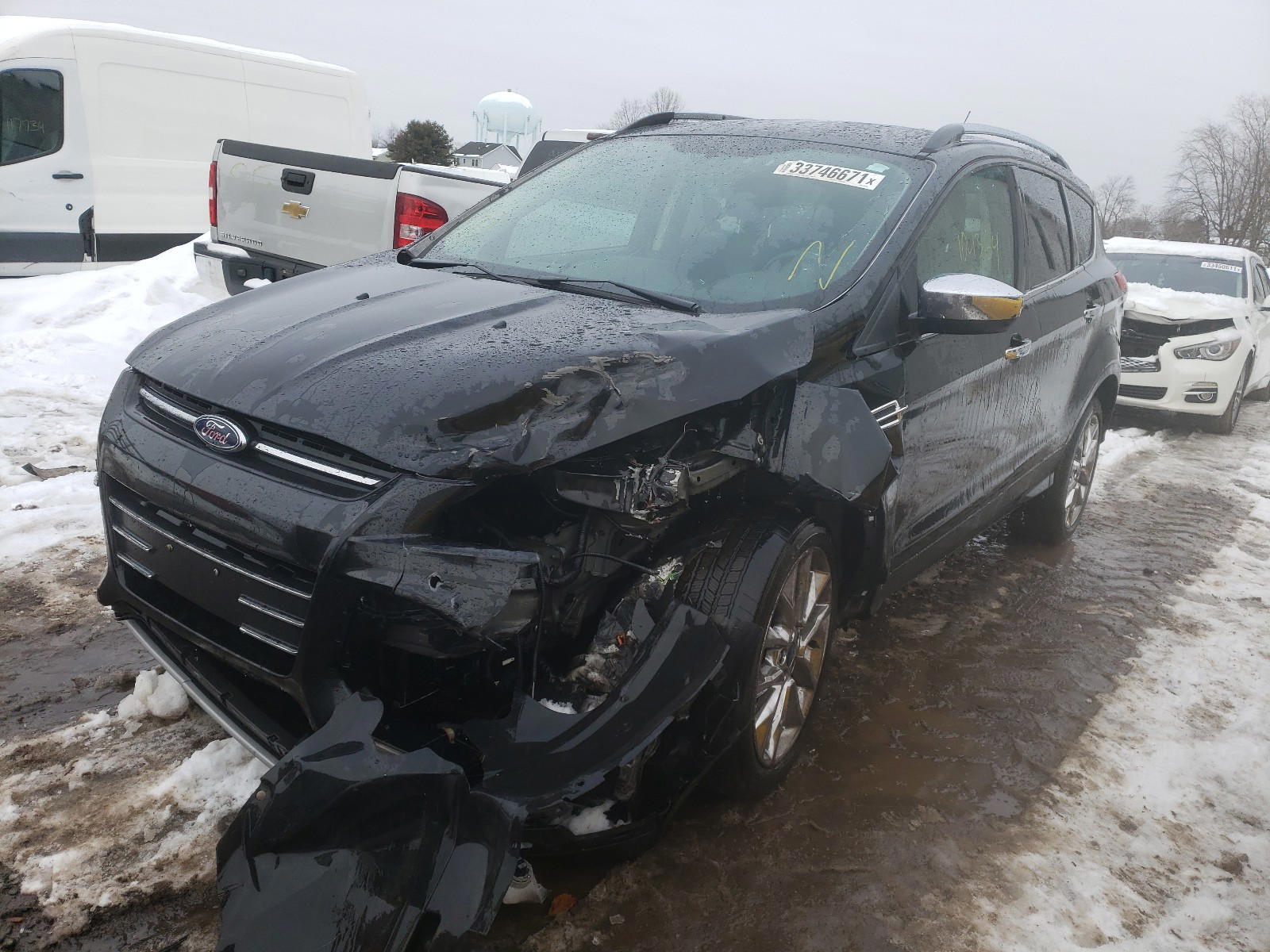 Photo 2 from auction – 2014 FORD ESCAPE SE with VIN 1FMCU9GX2EUC97244